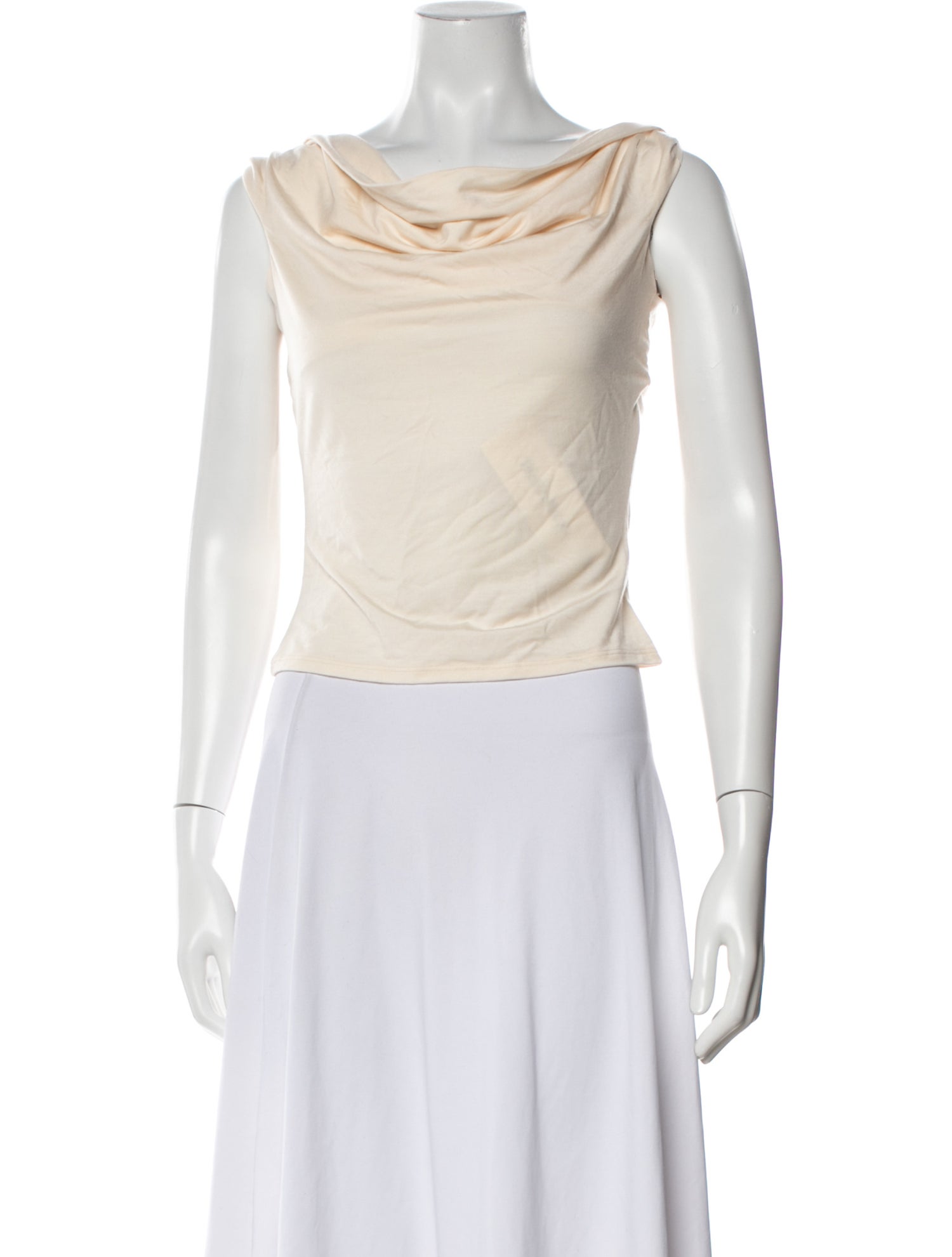 Reformation Cowl Neck Sleeveless Crop Top