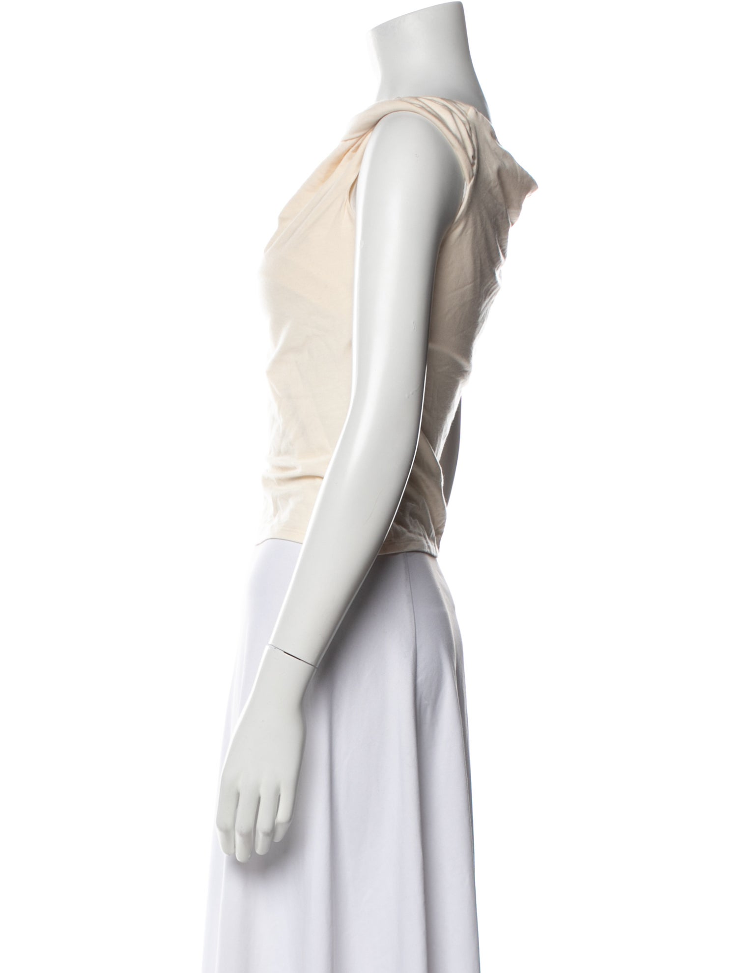 Reformation Cowl Neck Sleeveless Crop Top