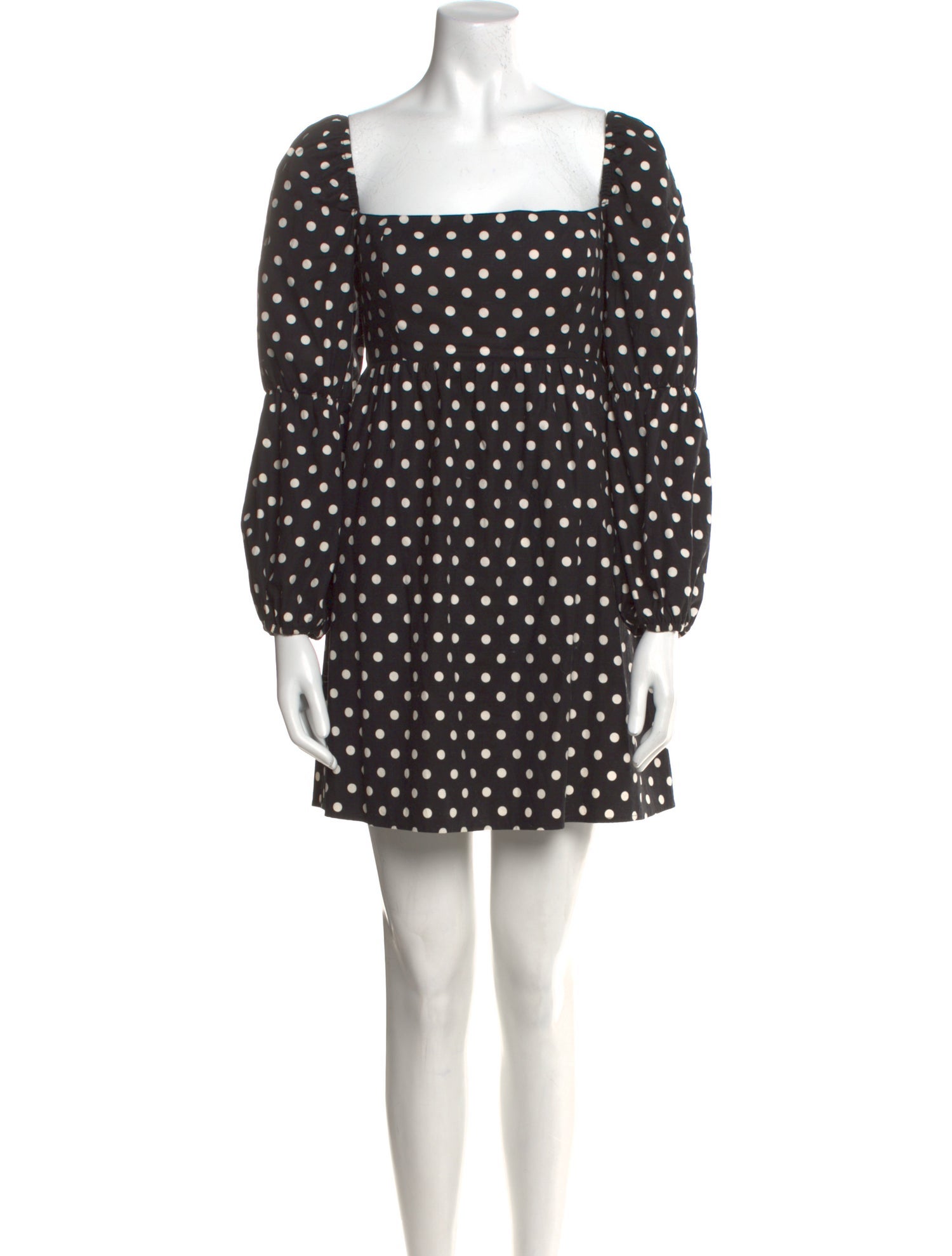 Reformation Polka Dot Print Mini Dress