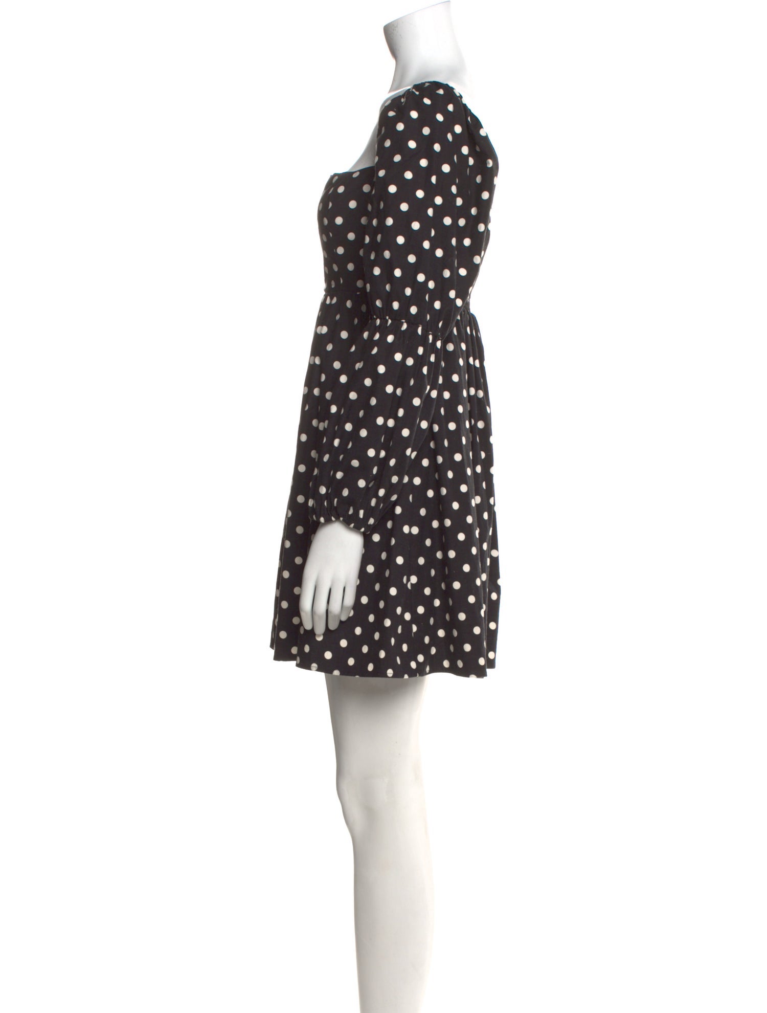 Reformation Polka Dot Print Mini Dress