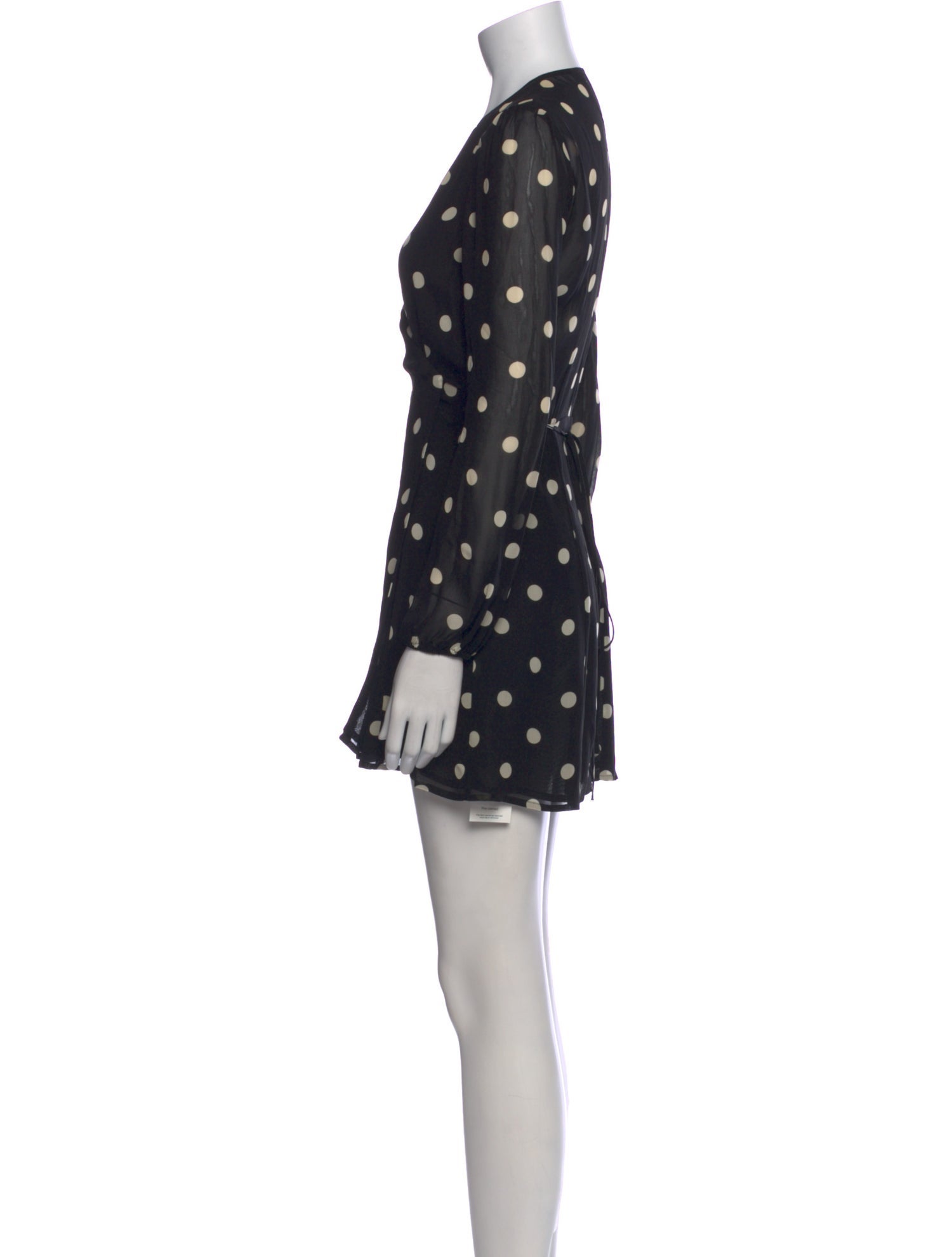Reformation Polka Dot Print Mini Dress