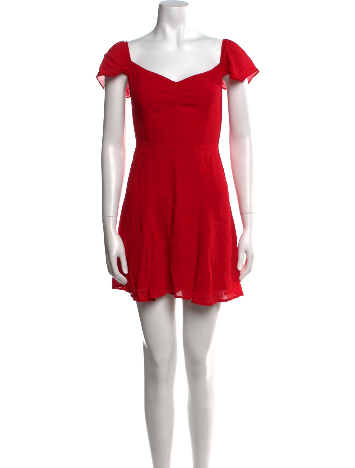 Reformation Off-The-Shoulder Mini Dress