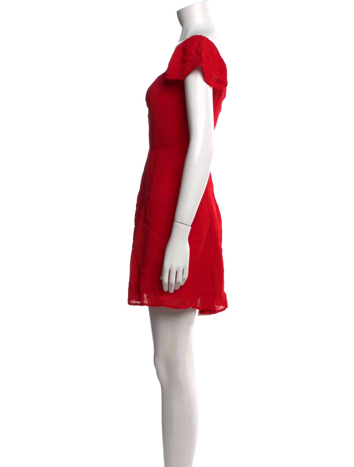 Reformation Off-The-Shoulder Mini Dress