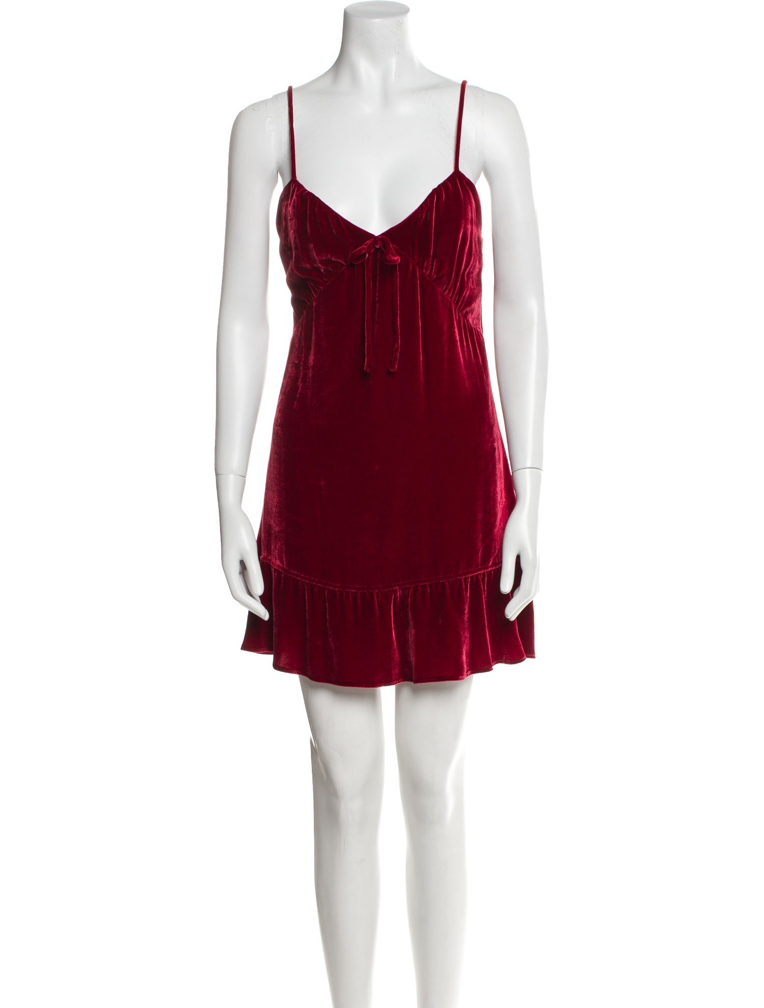 Reformation V-Neck Mini Dress