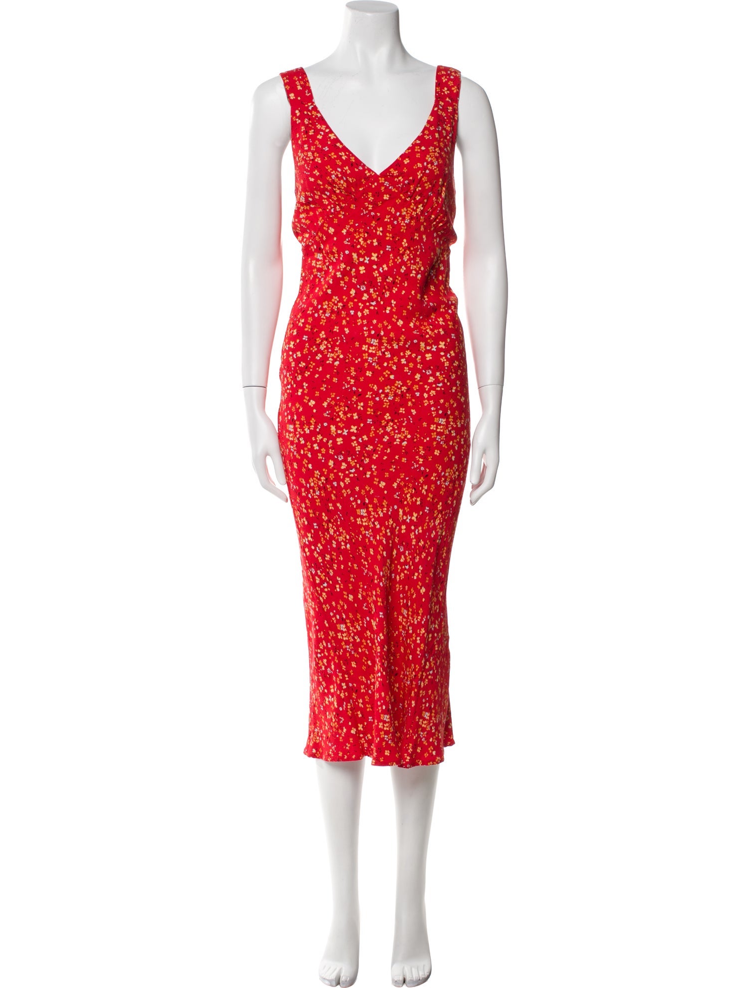 Reformation Printed Long Dress