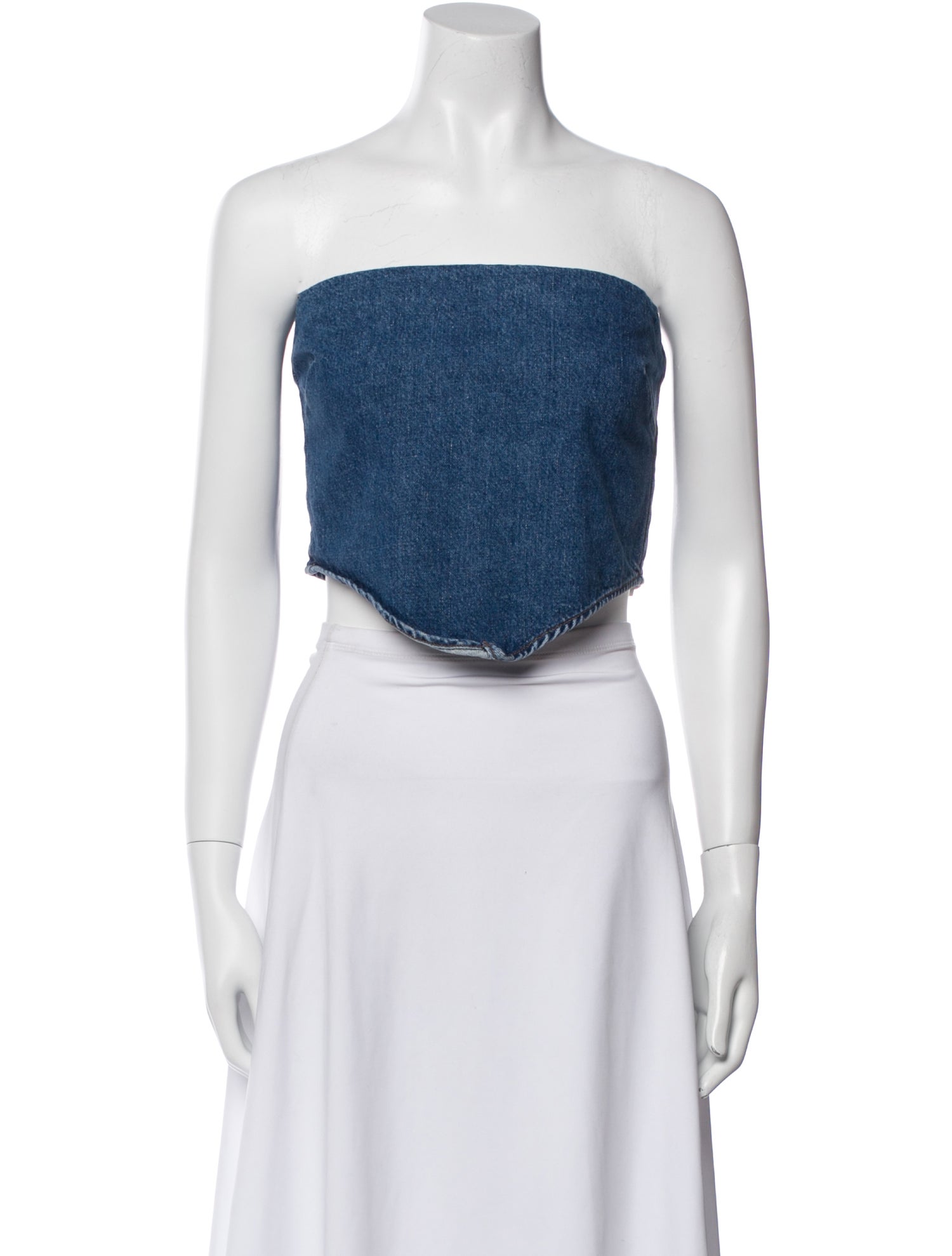 Reformation Strapless Crop Top