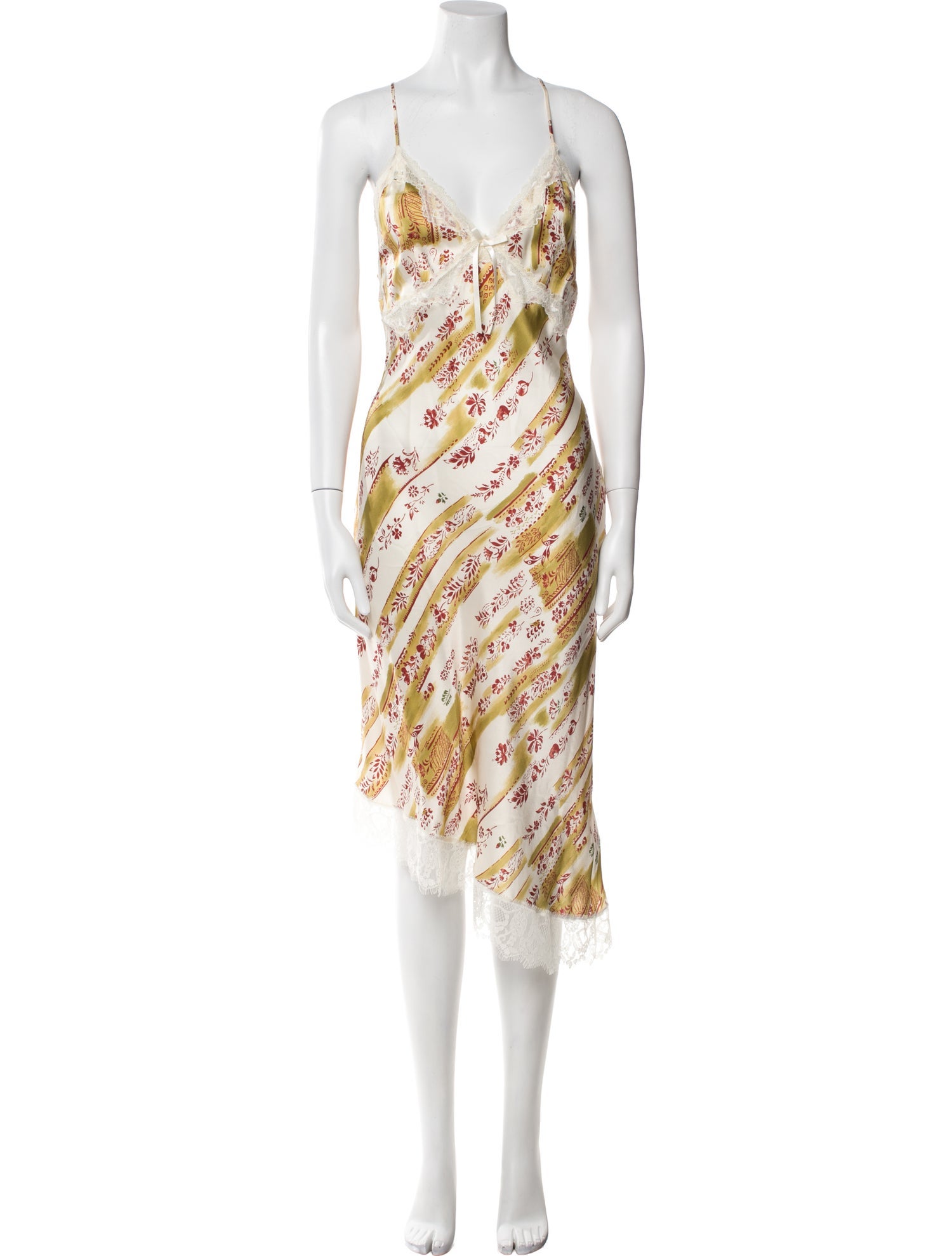 Reformation Silk Printed Nightgown