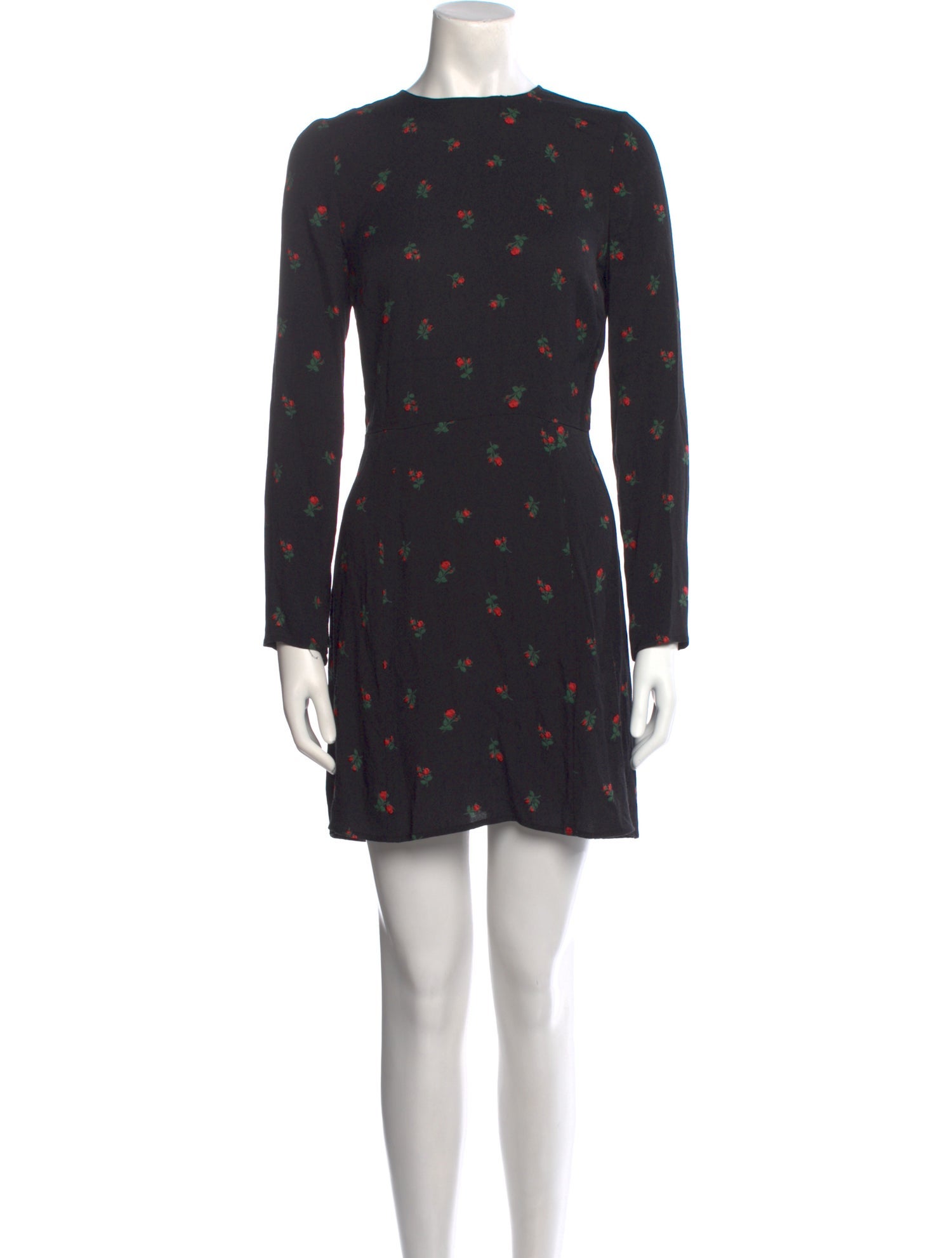 Reformation Floral Print Mini Dress