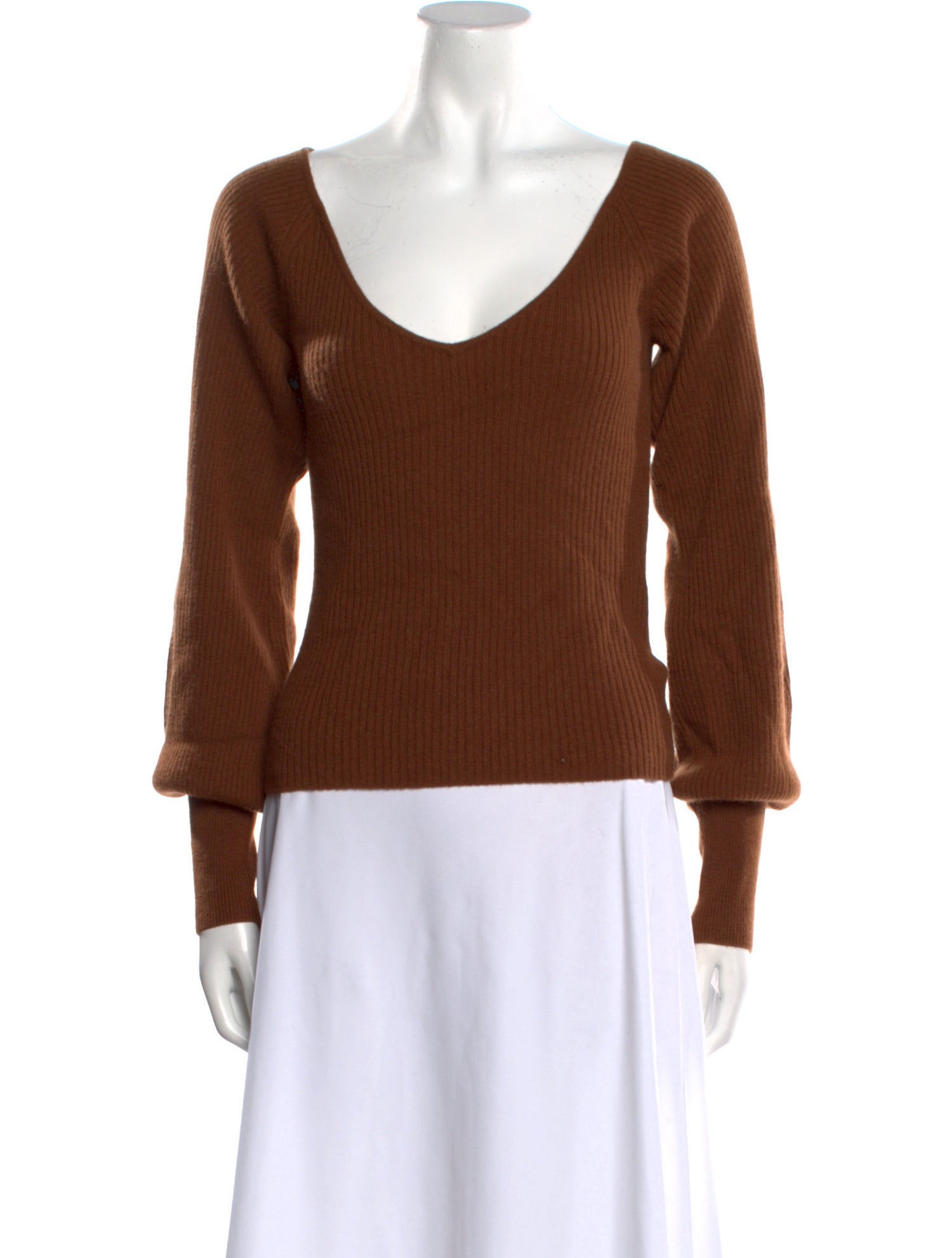 Reformation Cashmere V-Neck Sweater