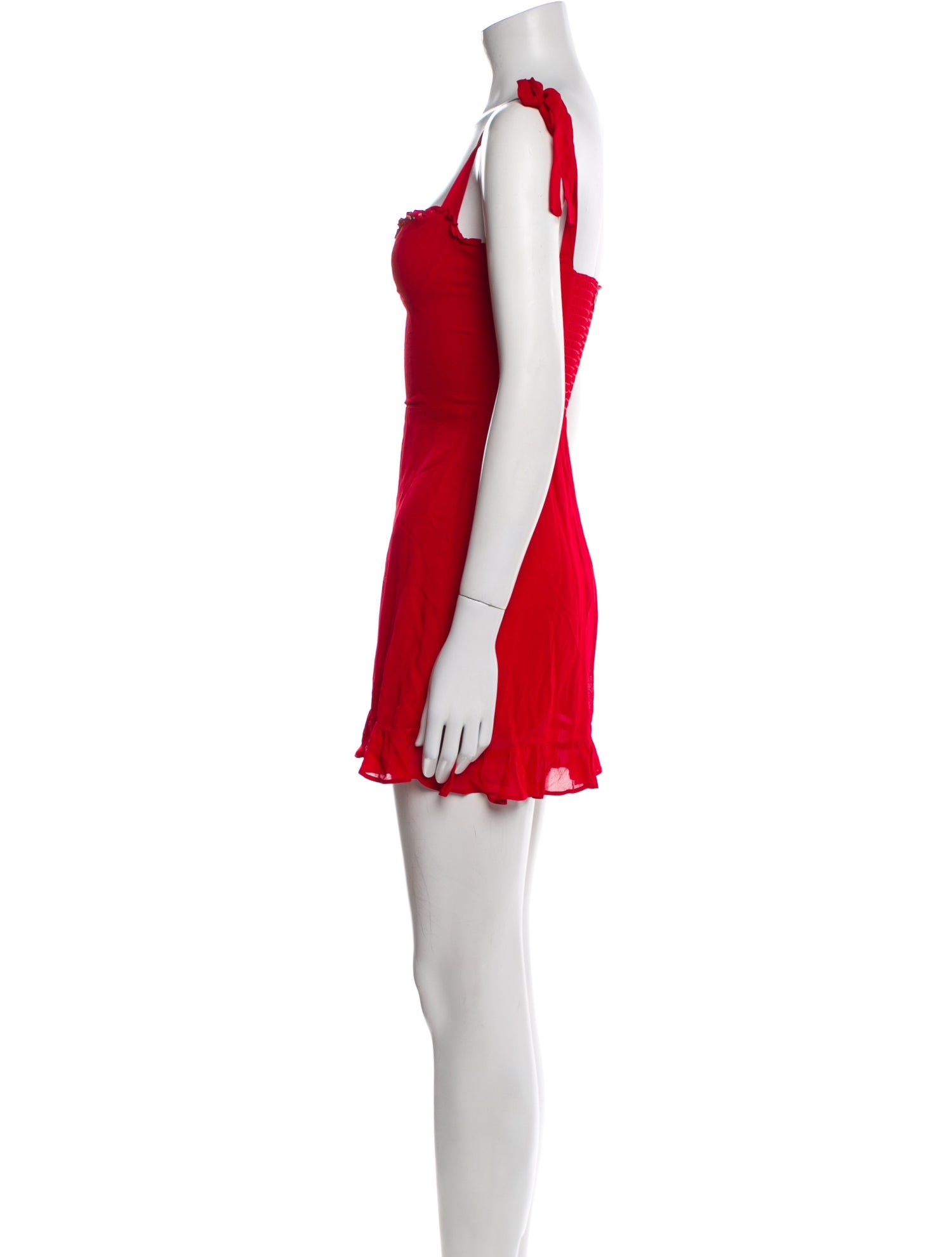 Reformation Square Neckline Mini Dress