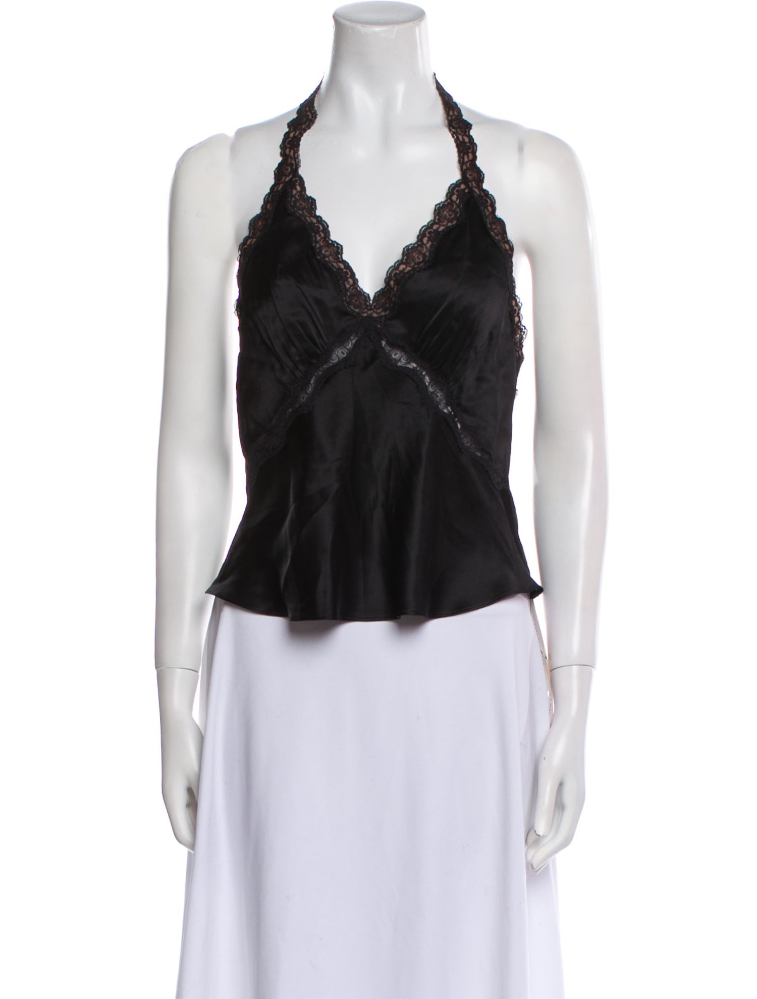 Reformation Silk V-Neck Crop Top w/ Tags