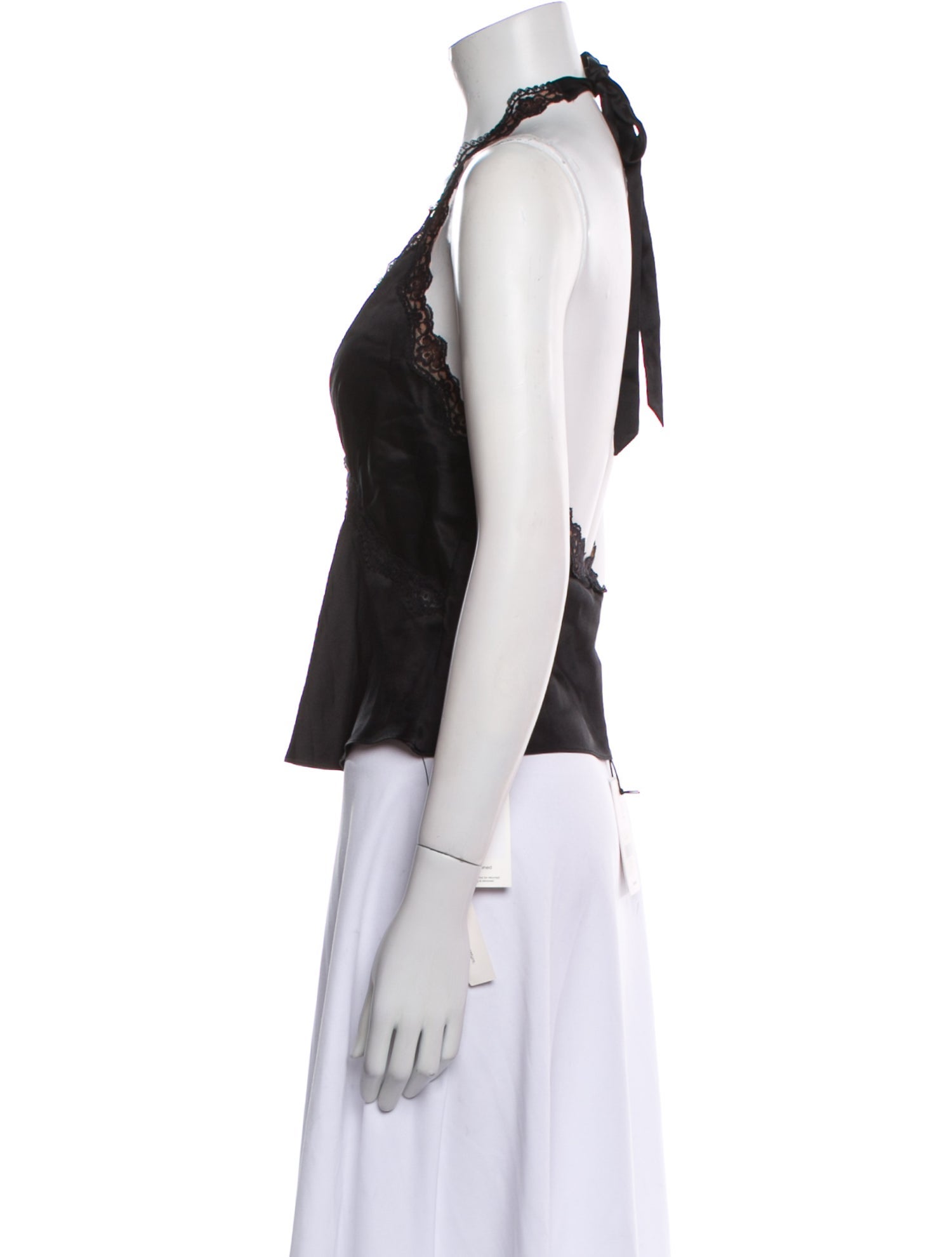 Reformation Silk V-Neck Crop Top w/ Tags