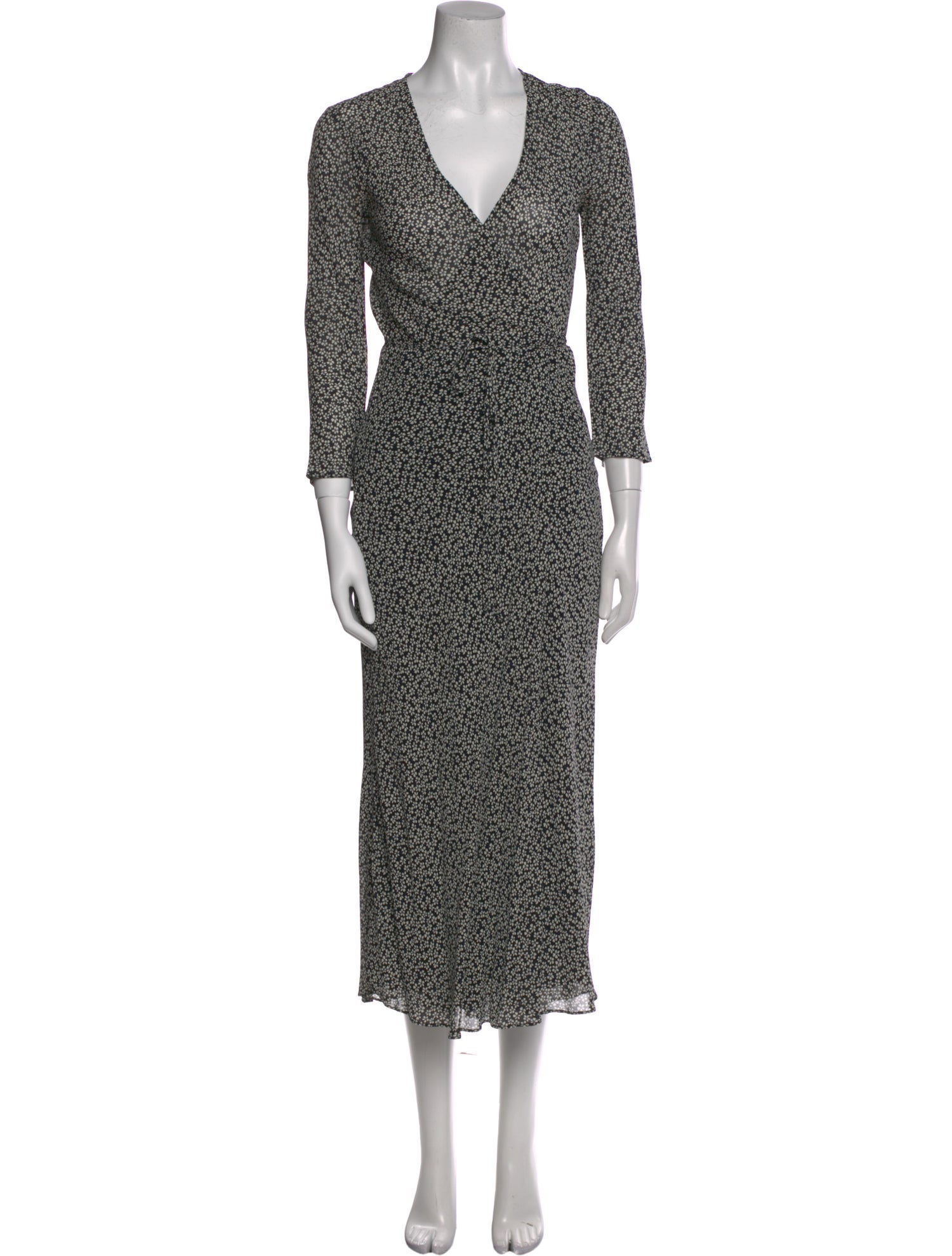 Reformation Printed Long Dress