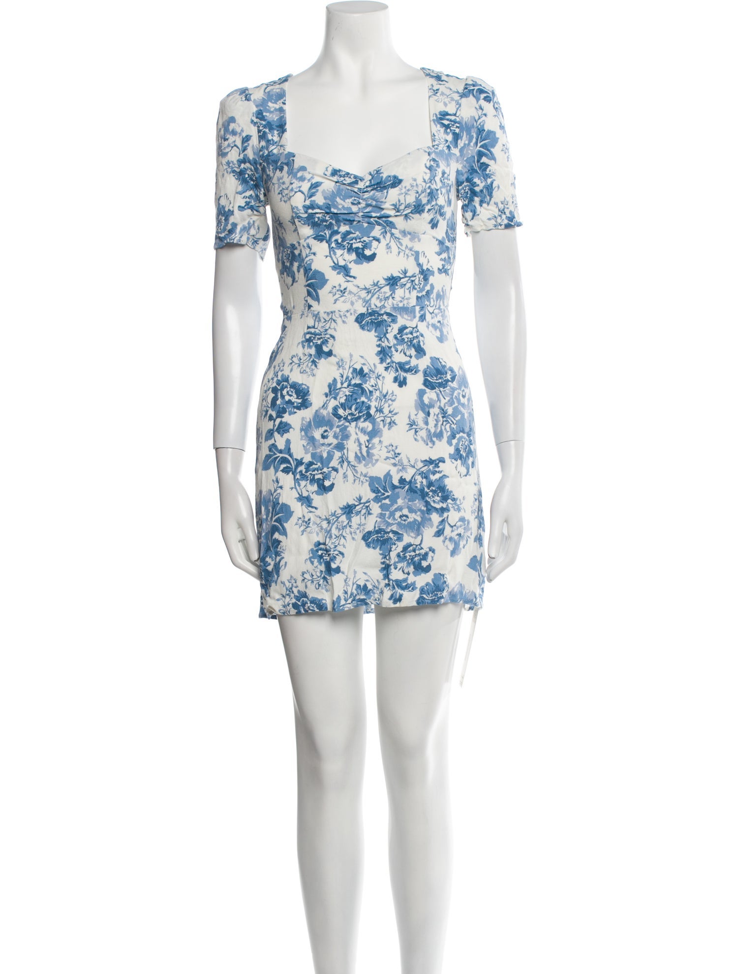 Reformation Floral Print Mini Dress