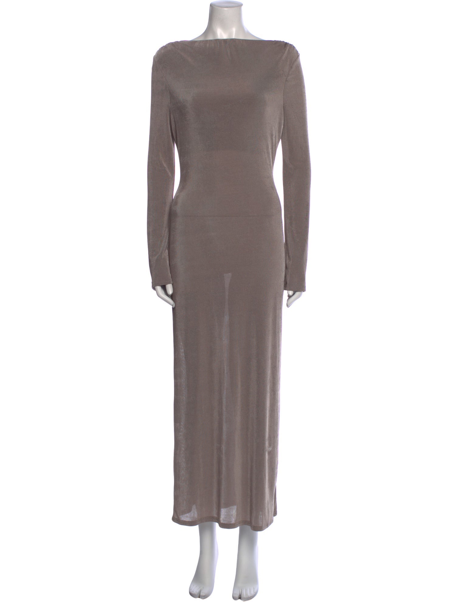 Reformation Bateau Neckline Long Dress