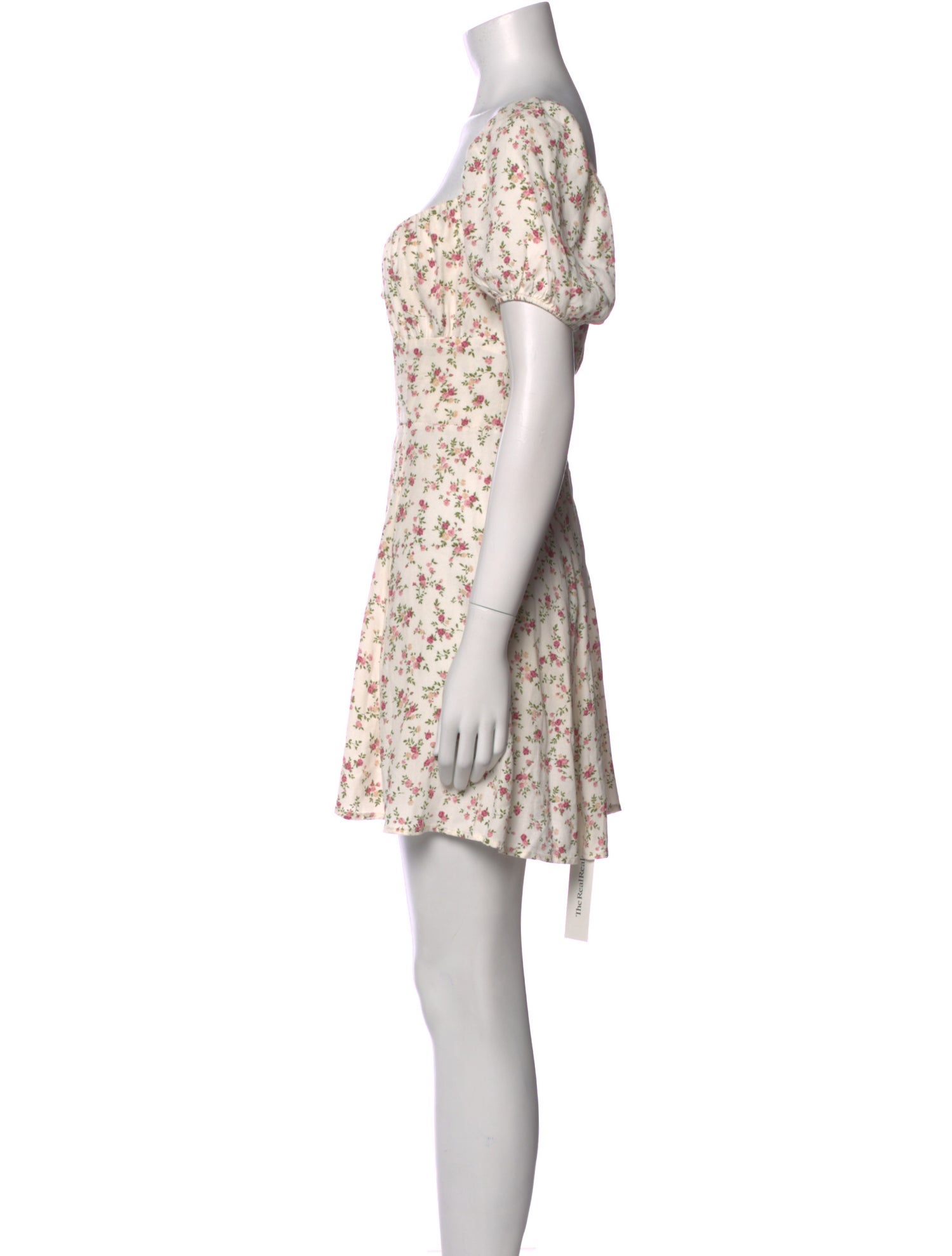 Reformation Floral Print Mini Dress