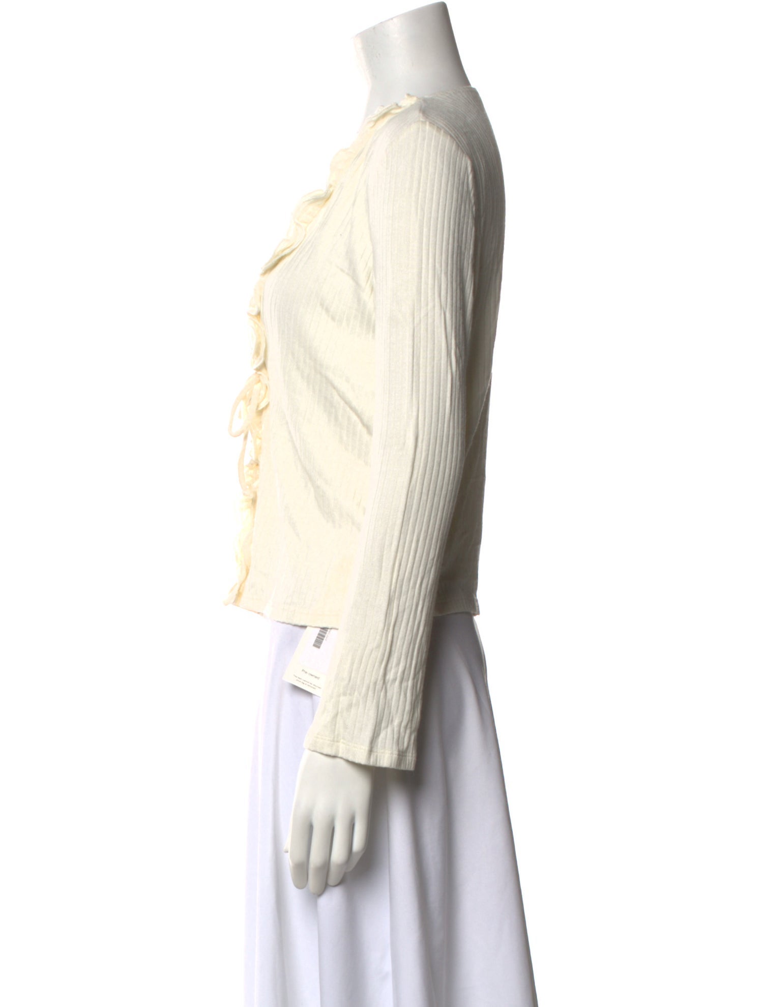 Reformation V-Neck Long Sleeve Blouse