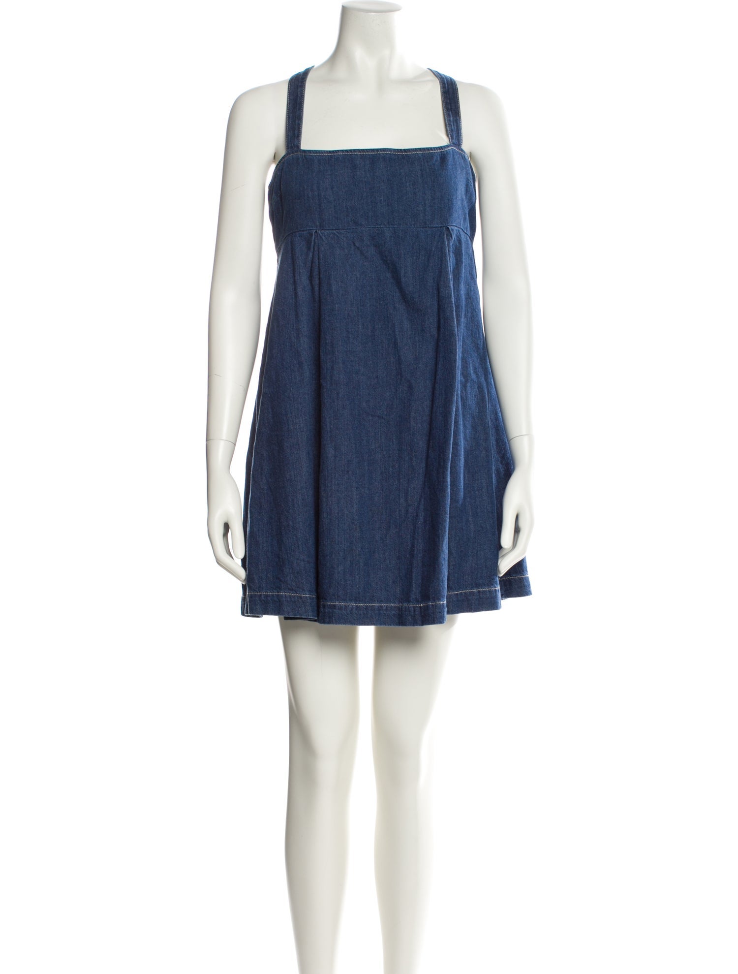 Reformation Square Neckline Mini Dress