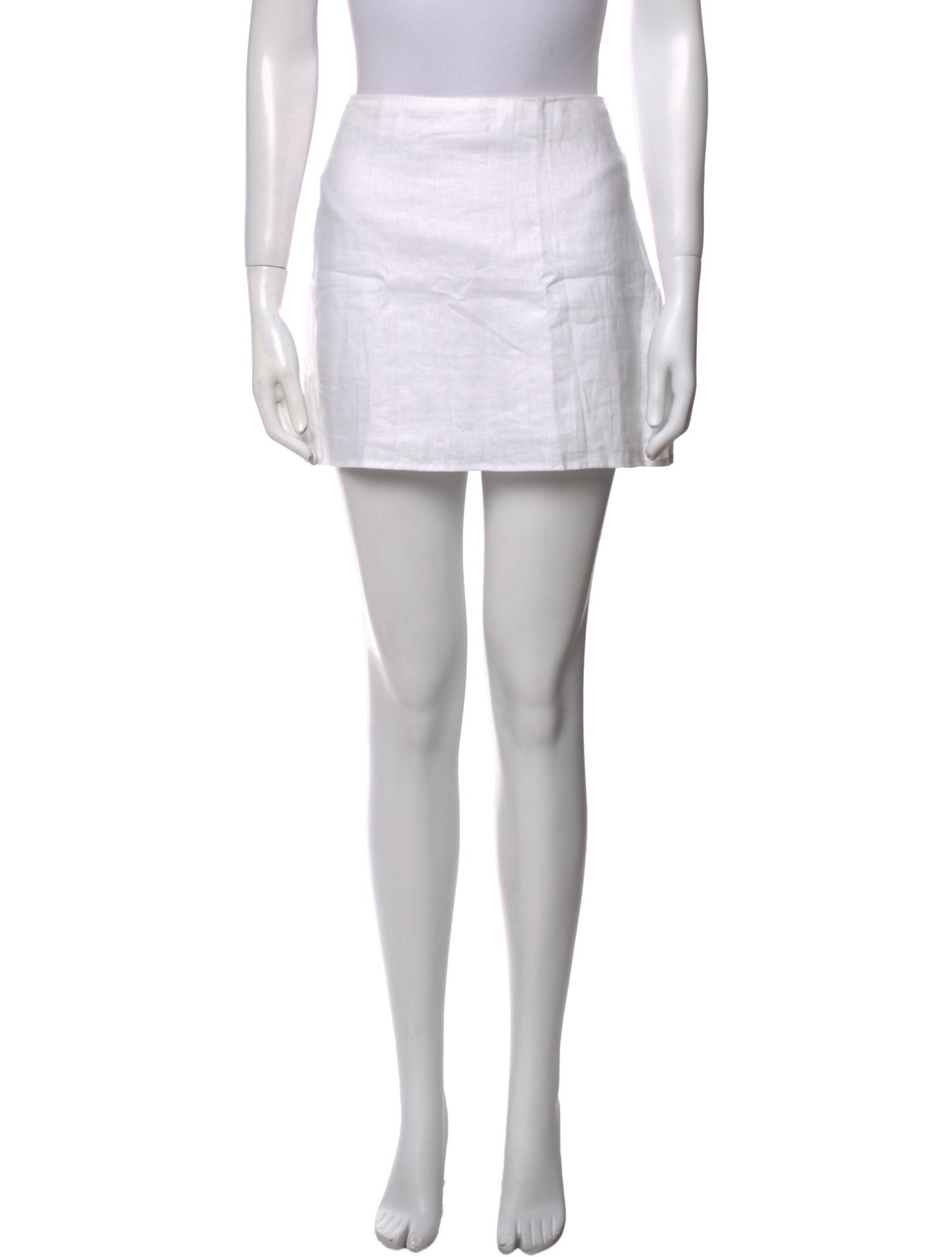 Reformation Linen Mini Skirt