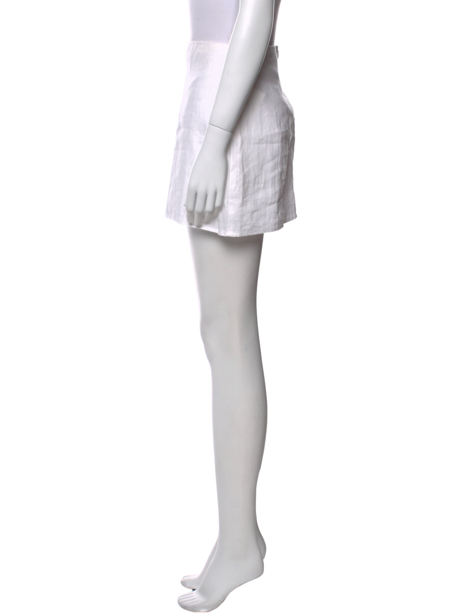 Reformation Linen Mini Skirt