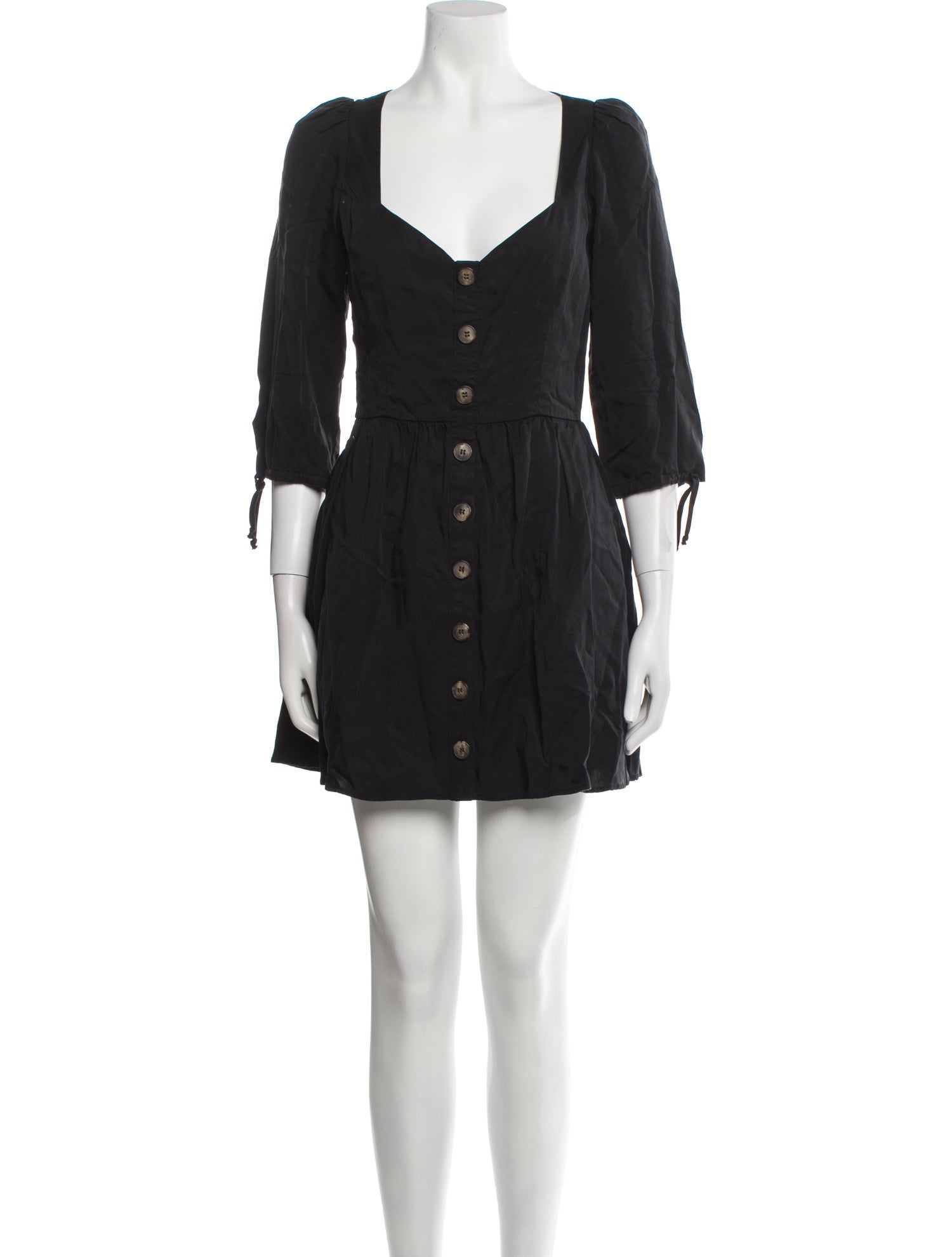 Reformation Square Neckline Mini Dress