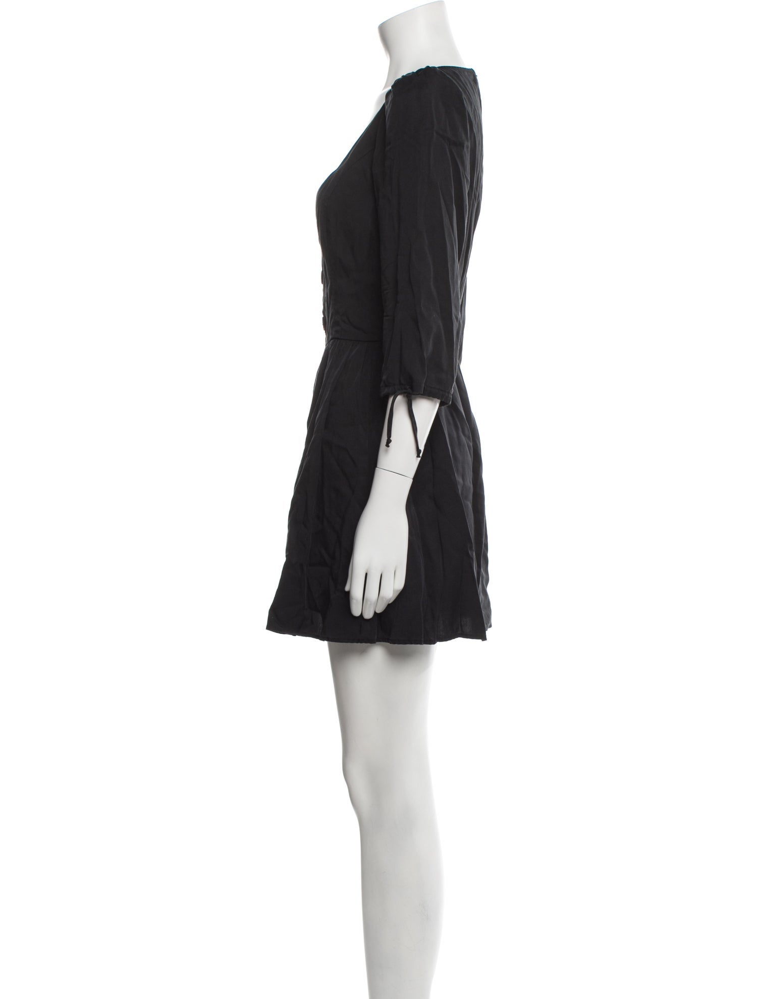 Reformation Square Neckline Mini Dress