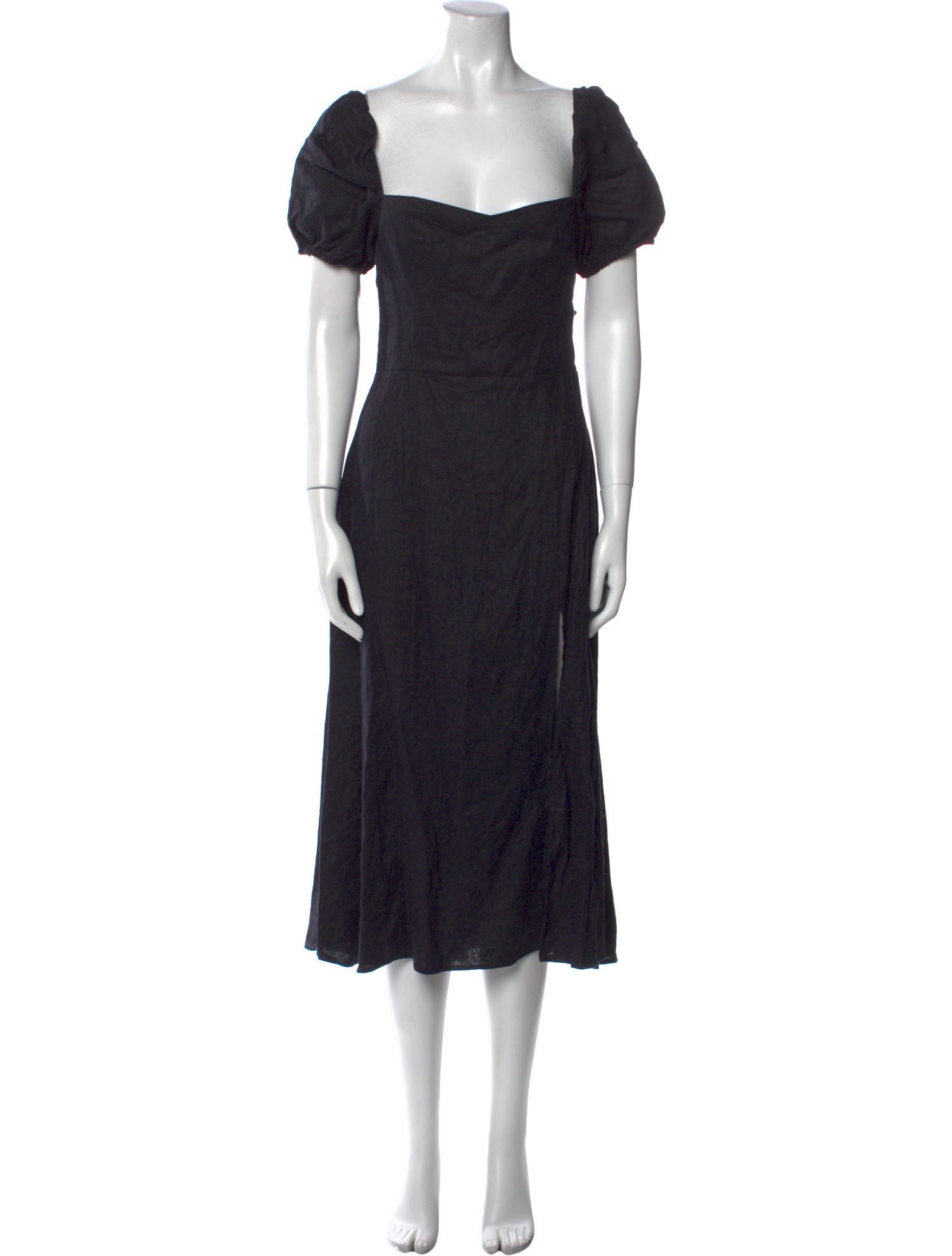 Reformation Linen Midi Length Dress