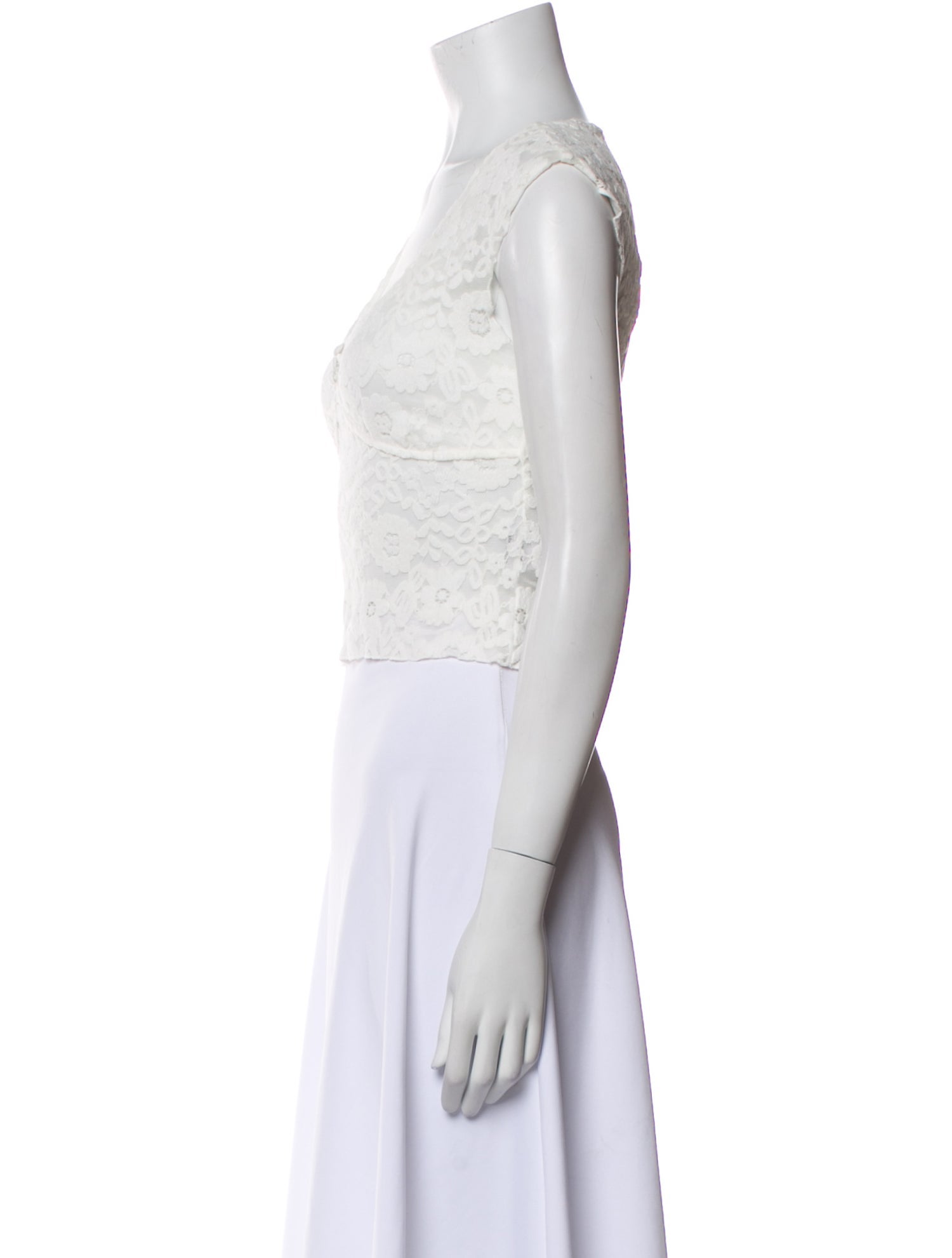 Reformation Scoop Neck Sleeveless Crop Top w/ Tags