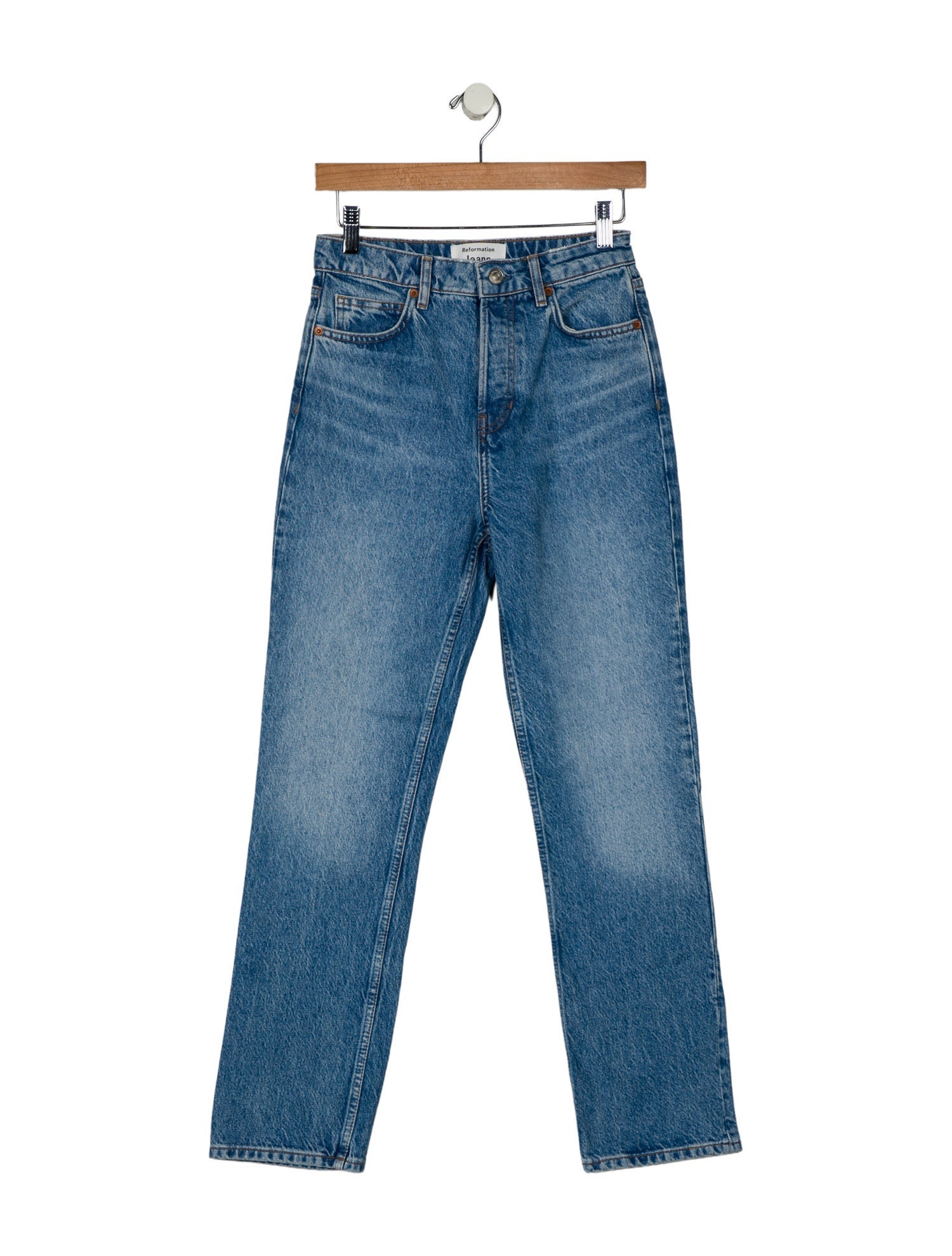 Reformation High-Rise Straight Leg Jeans