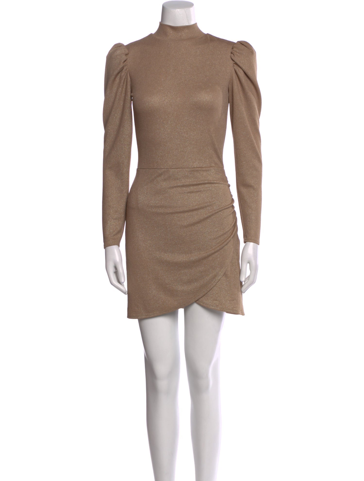 Reformation Mock Neck Mini Dress