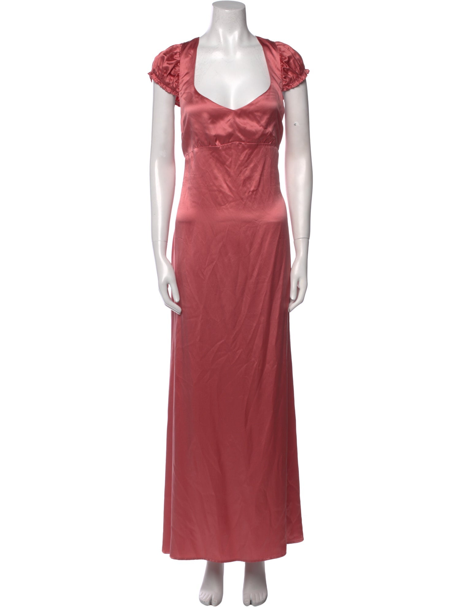 Reformation Silk Long Dress