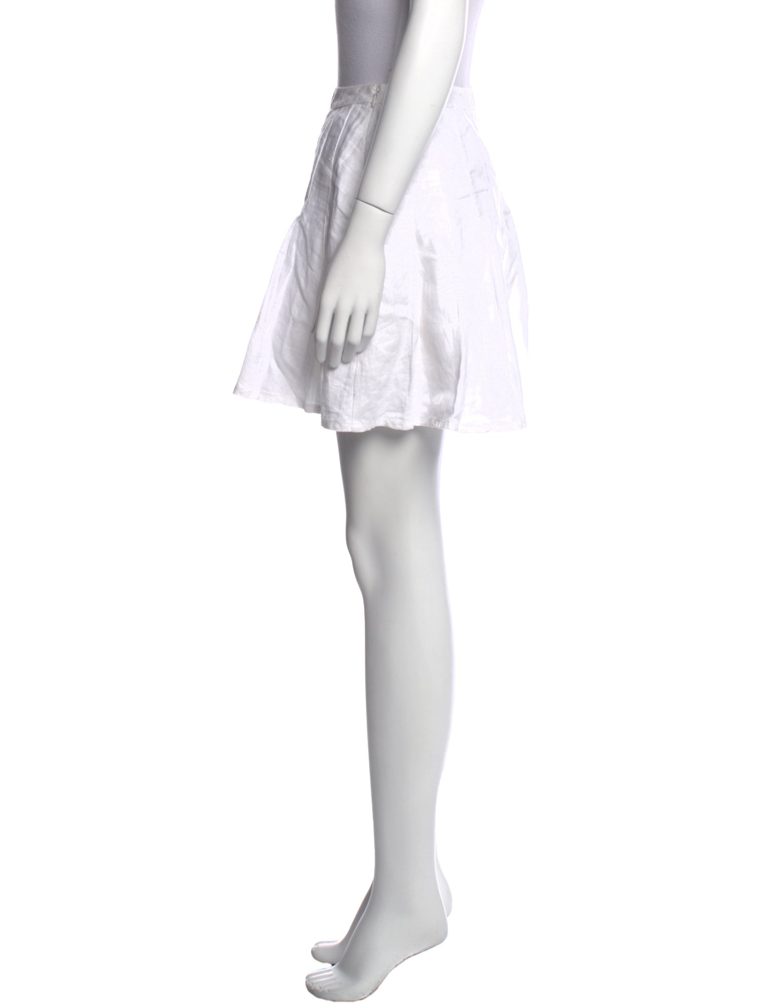 Reformation Linen Mini Skirt