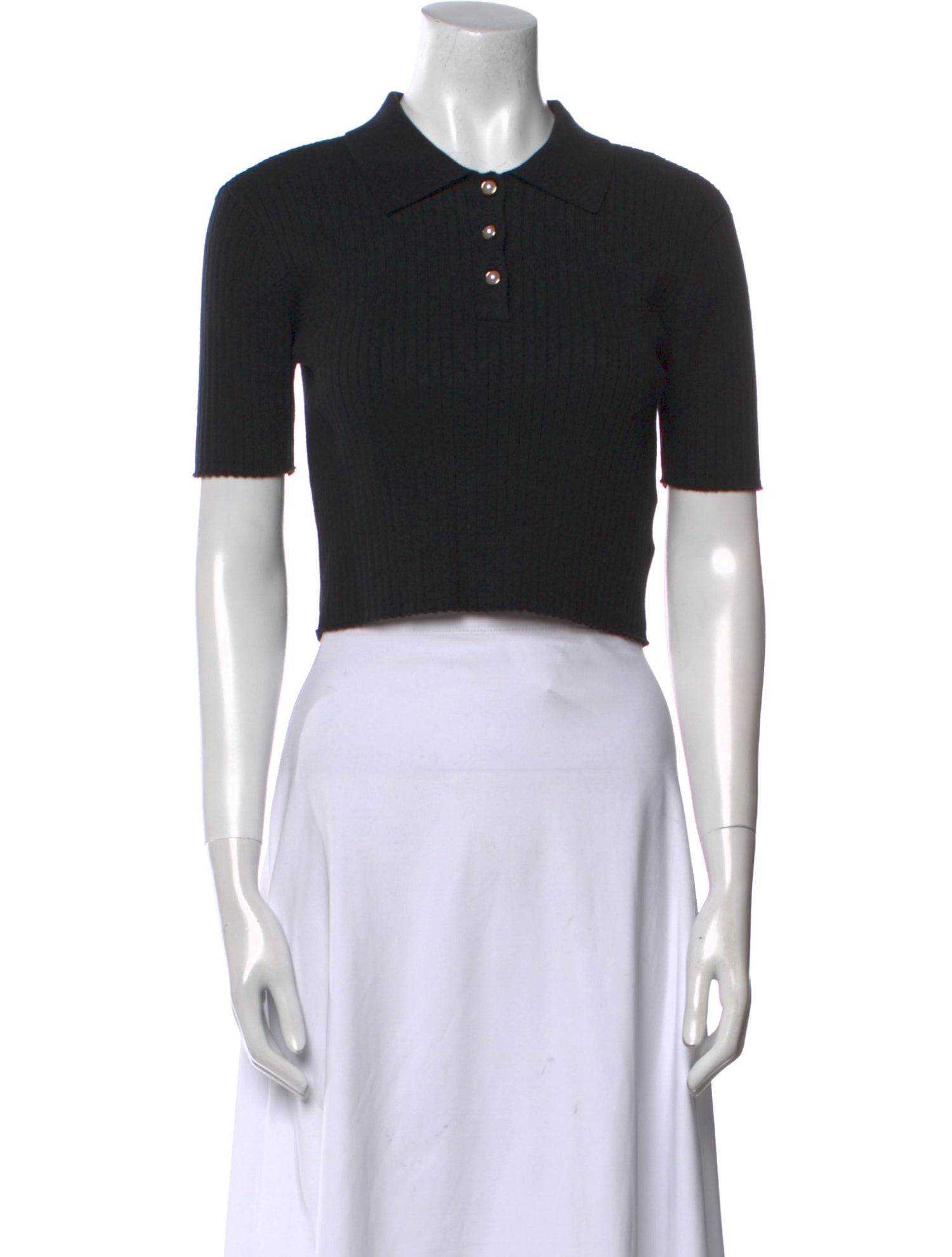 Reformation Short Sleeve Crop Top