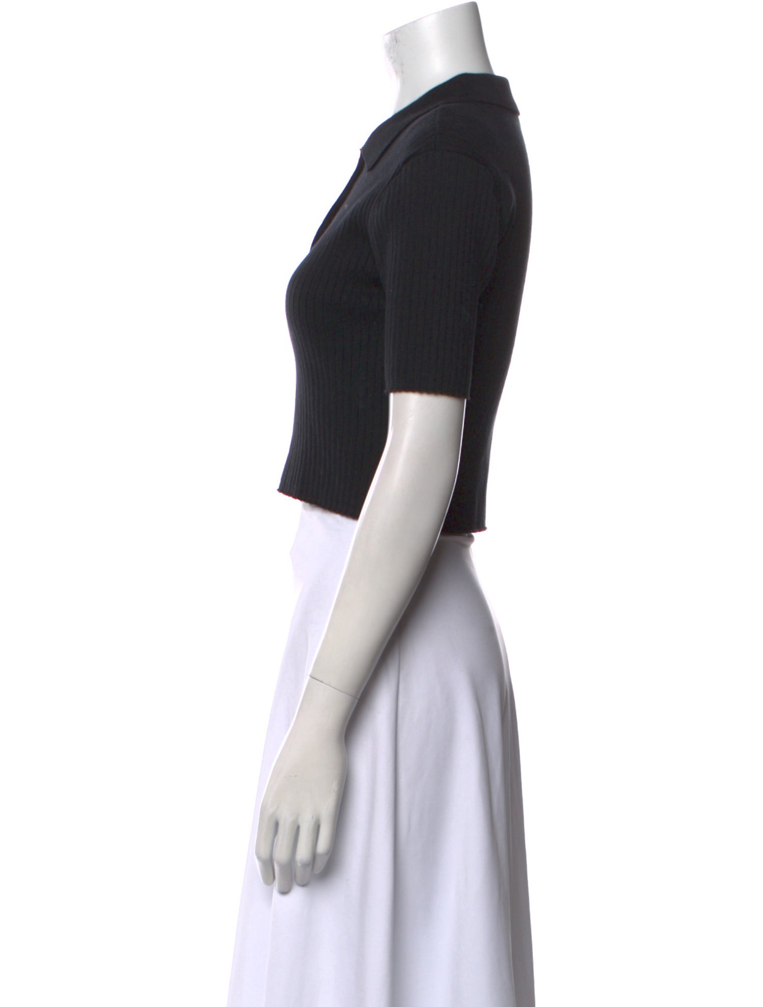 Reformation Short Sleeve Crop Top