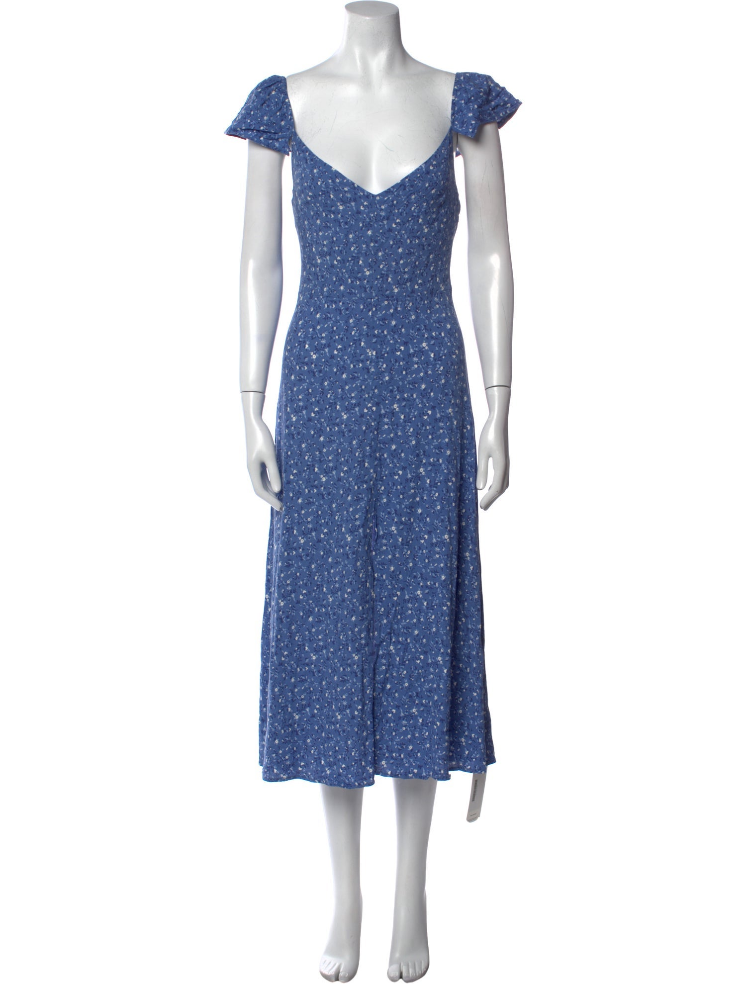 Reformation Printed Long Dress