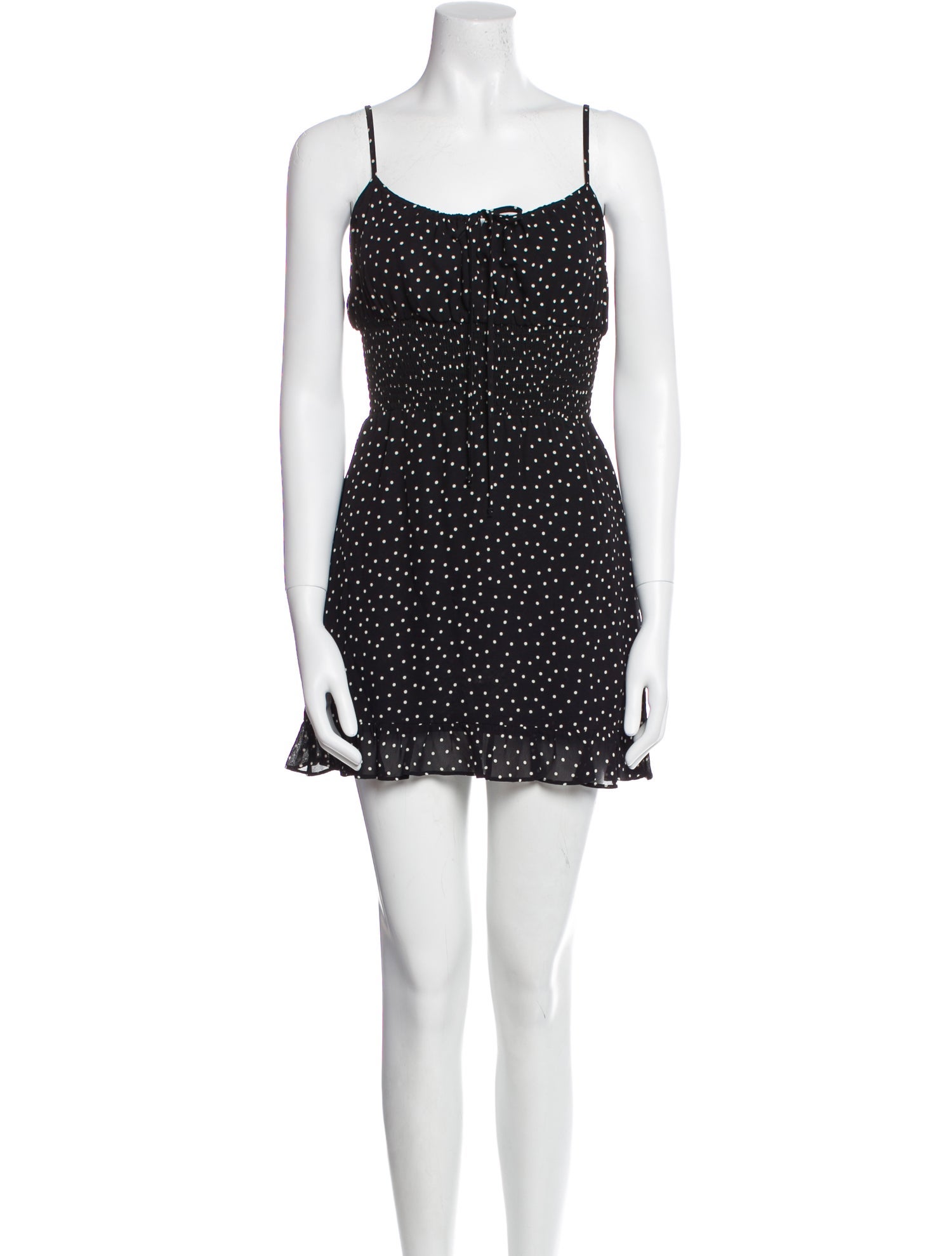 Reformation Polka Dot Print Mini Dress
