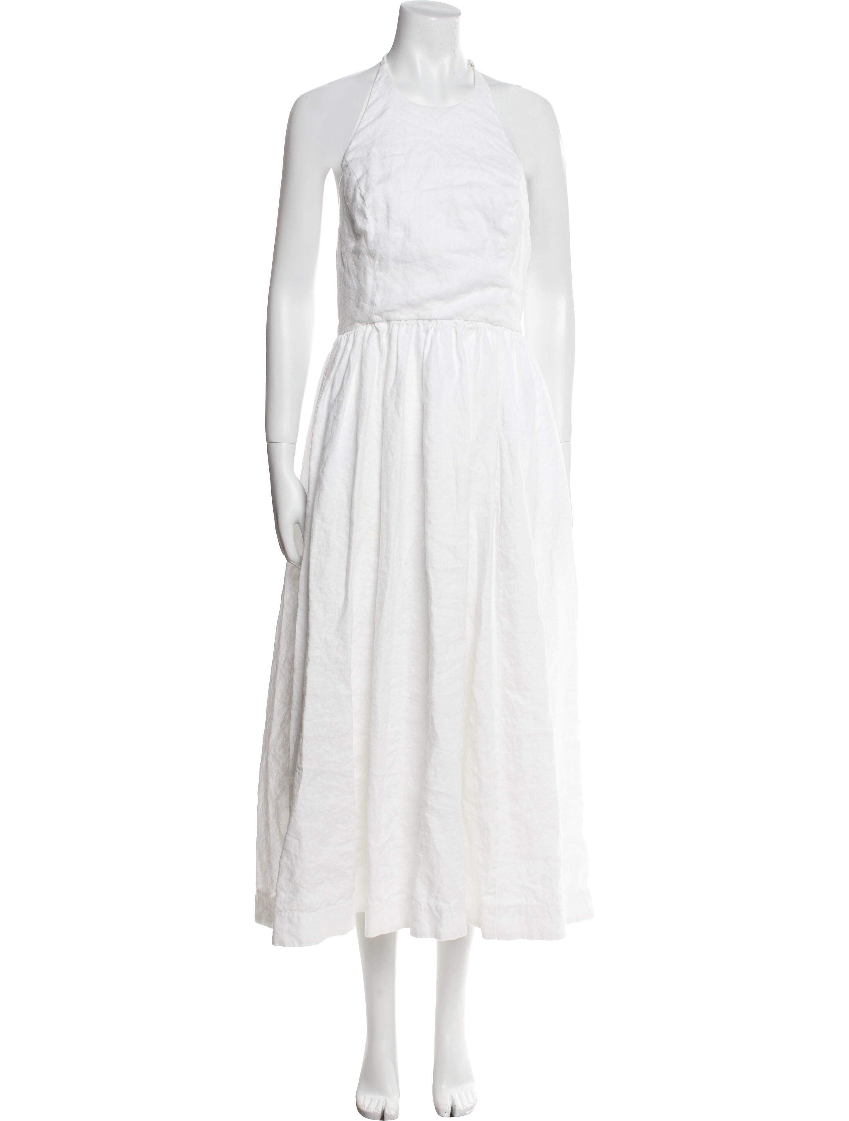 Reformation Linen Knee-Length Dress