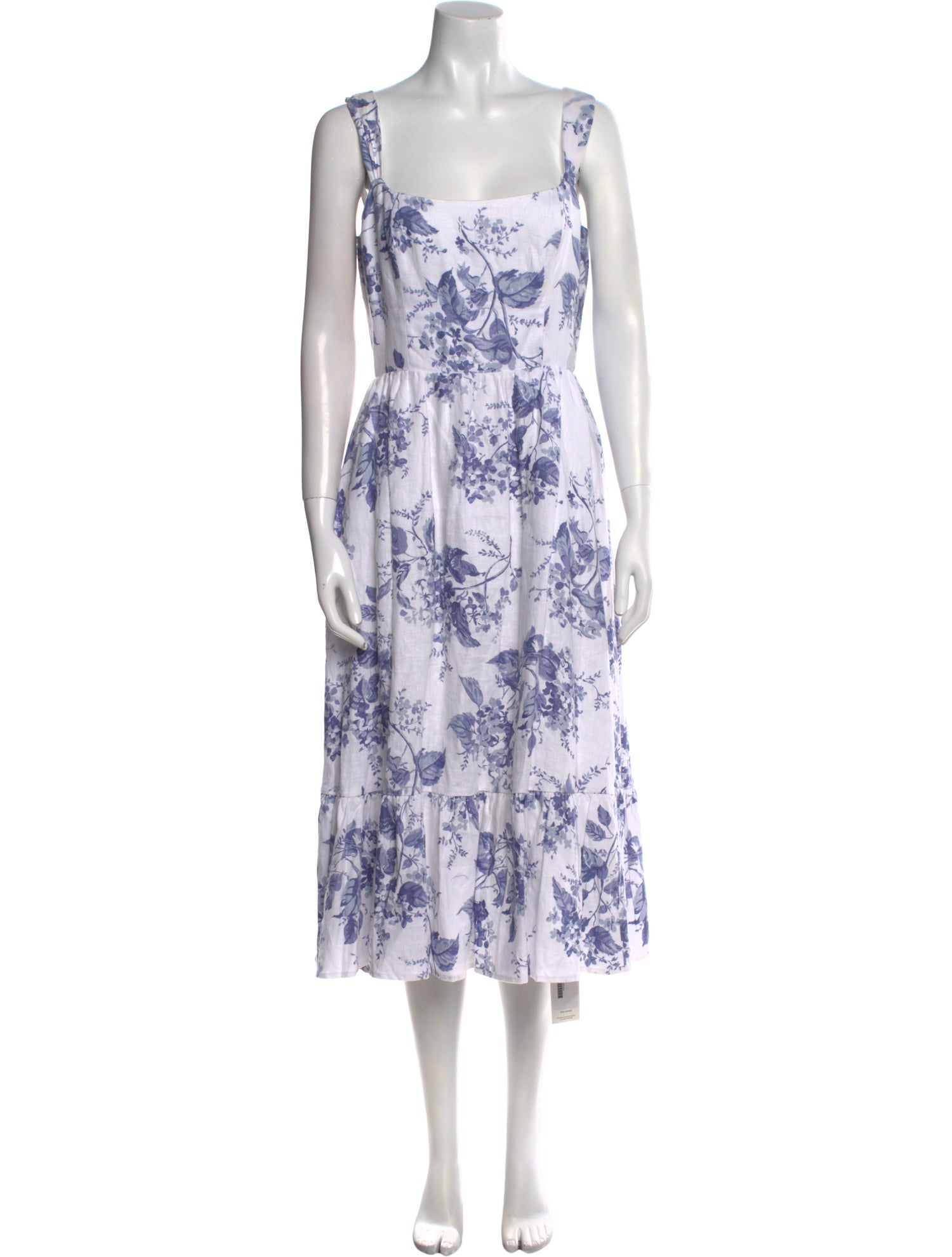 Reformation Linen Midi Length Dress