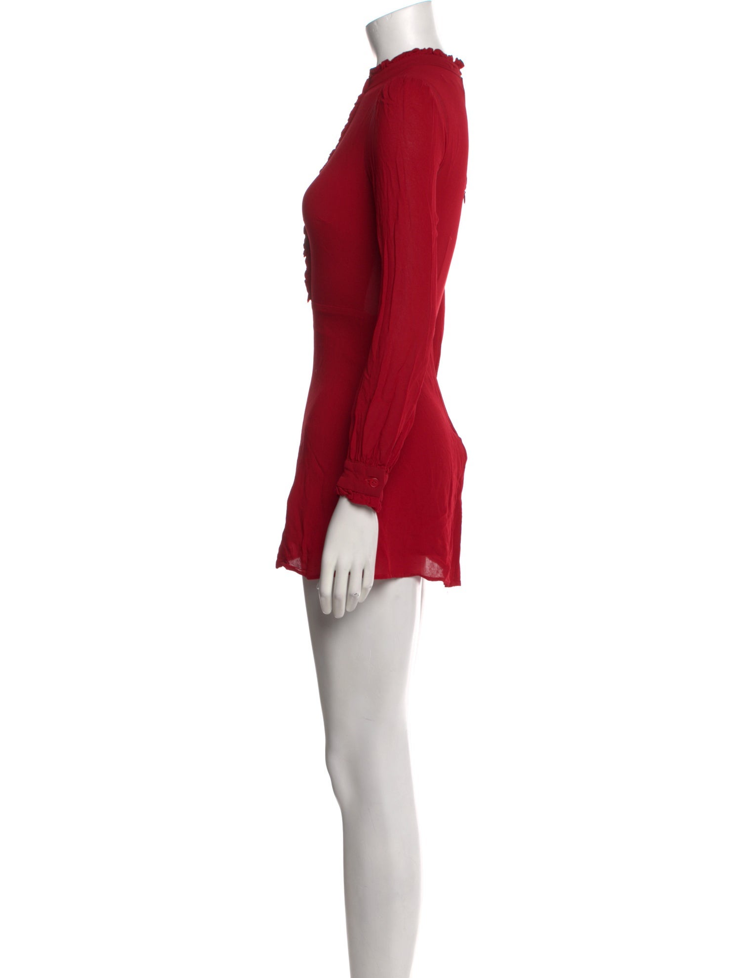 Reformation Mock Neck Mini Dress