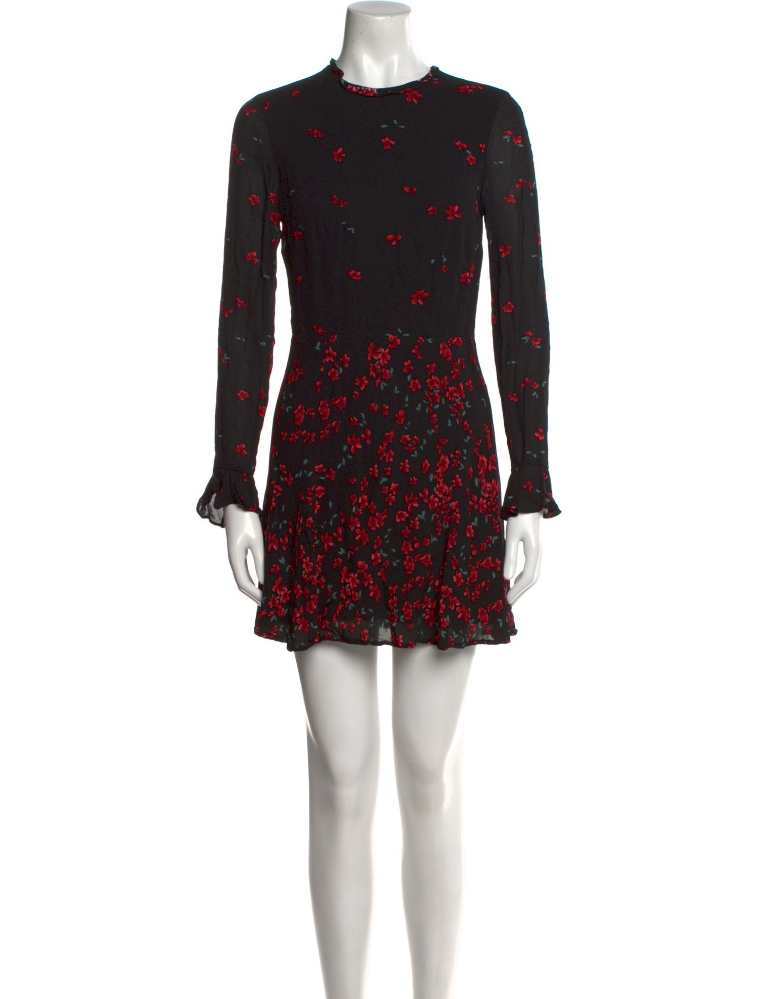 Reformation Floral Print Mini Dress