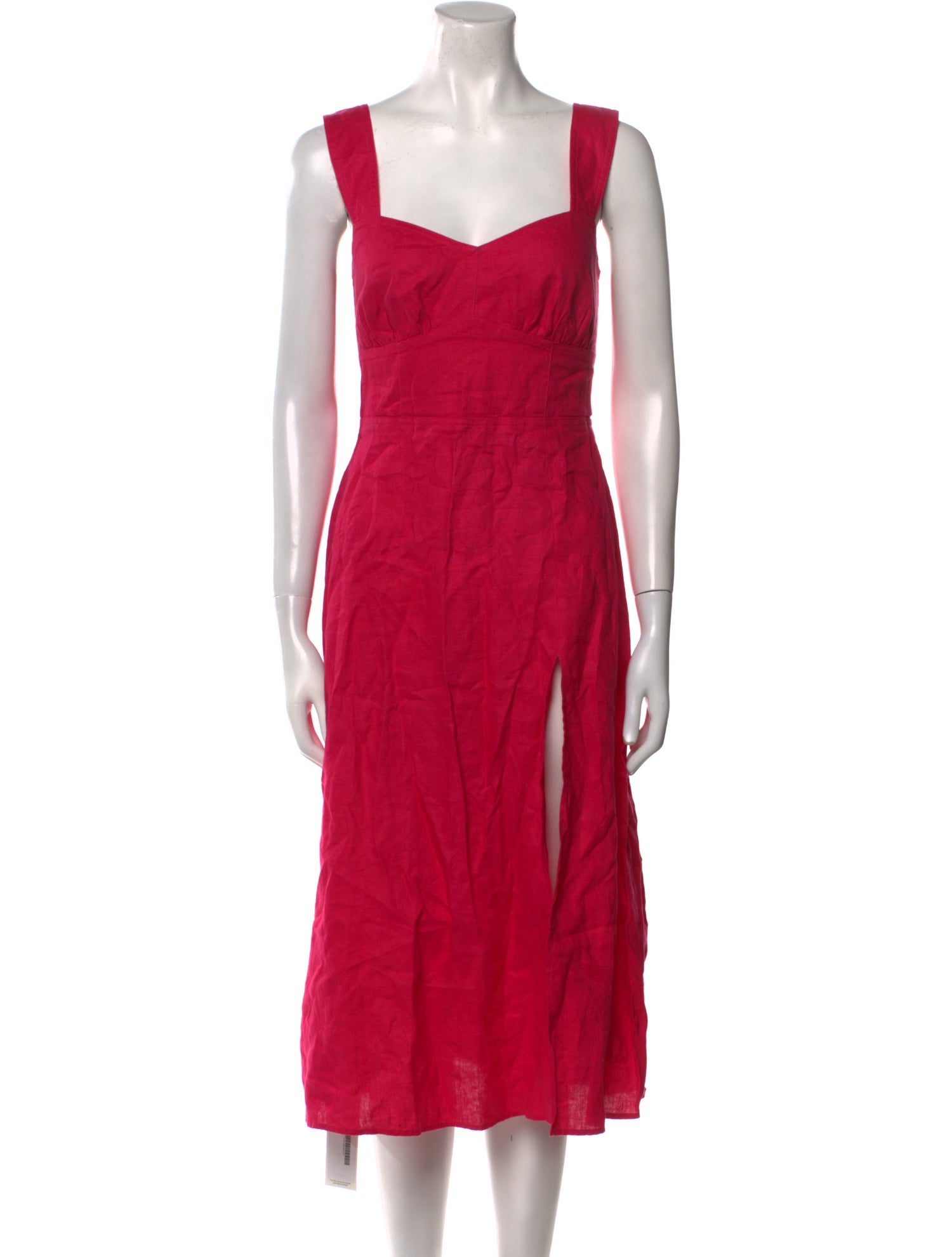 Reformation Linen Midi Length Dress