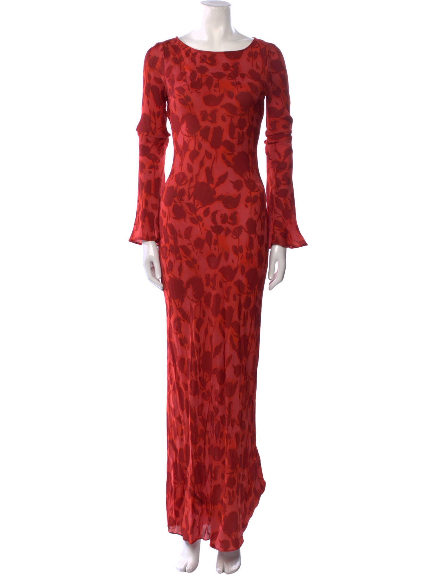 Reformation Silk Long Dress