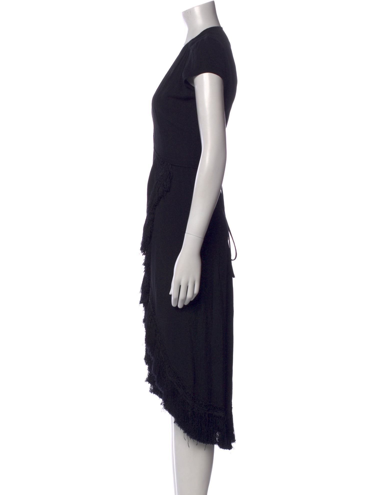 Reformation V-Neck Midi Length Dress