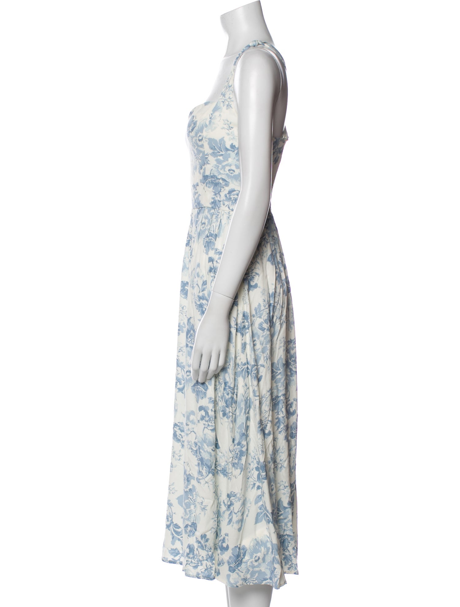 Reformation Floral Print Long Dress