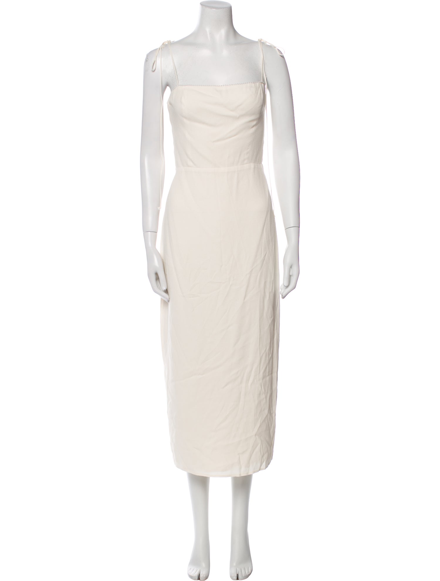 Reformation Square Neckline Long Dress