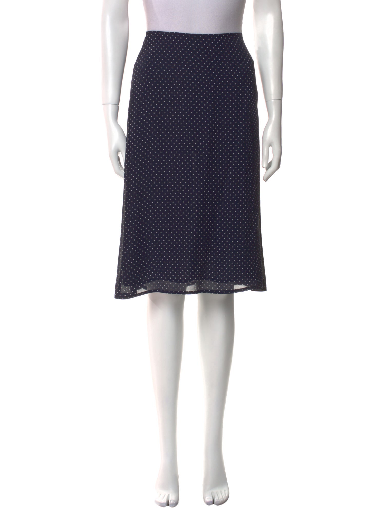 Reformation Polka Dot Print Knee-Length Skirt