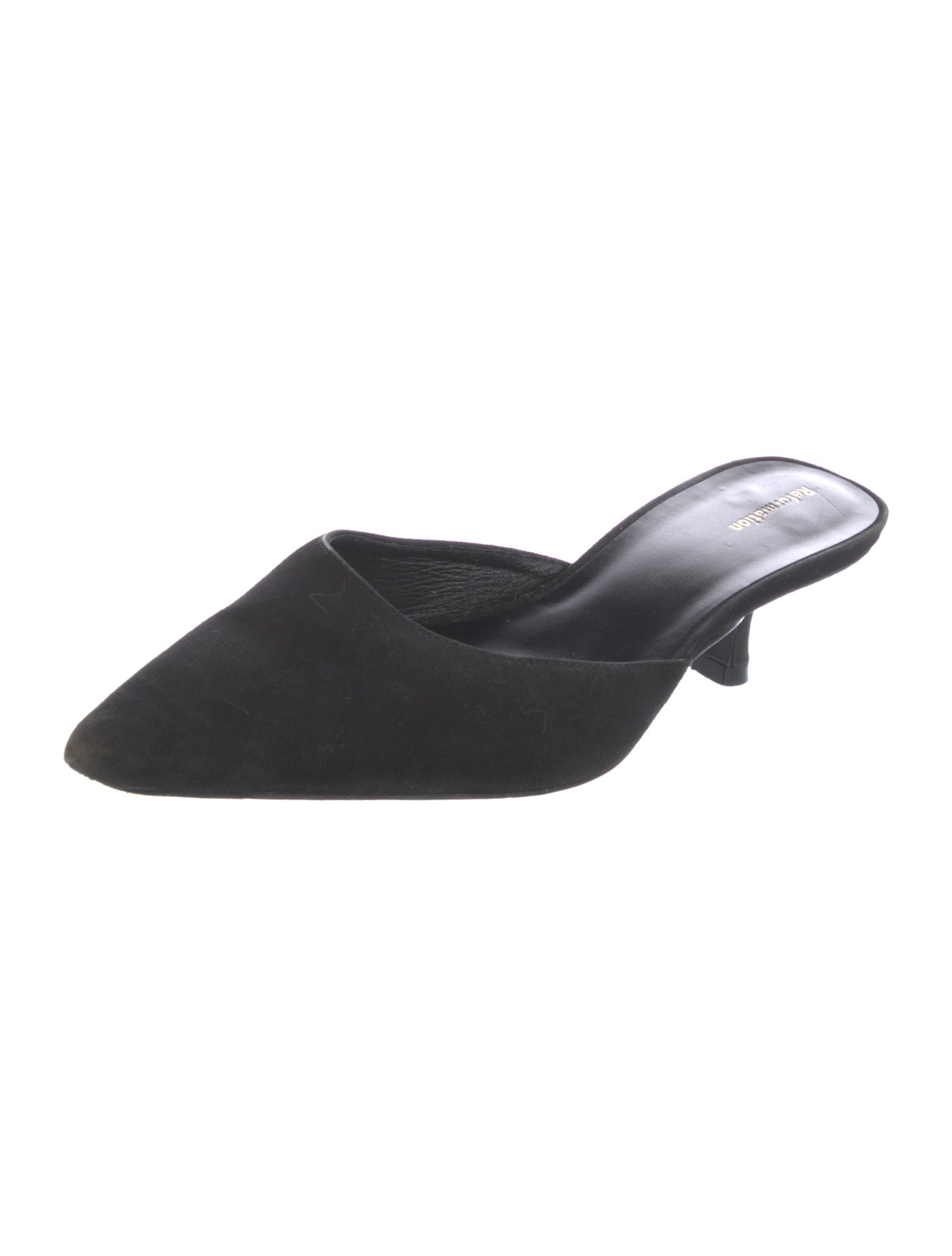 Reformation Suede Mules