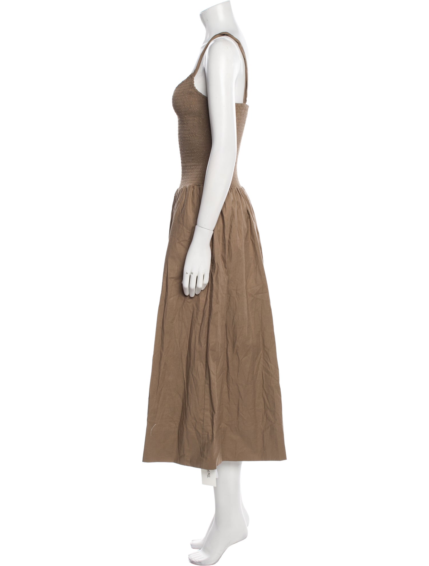 Reformation V-Neck Midi Length Dress