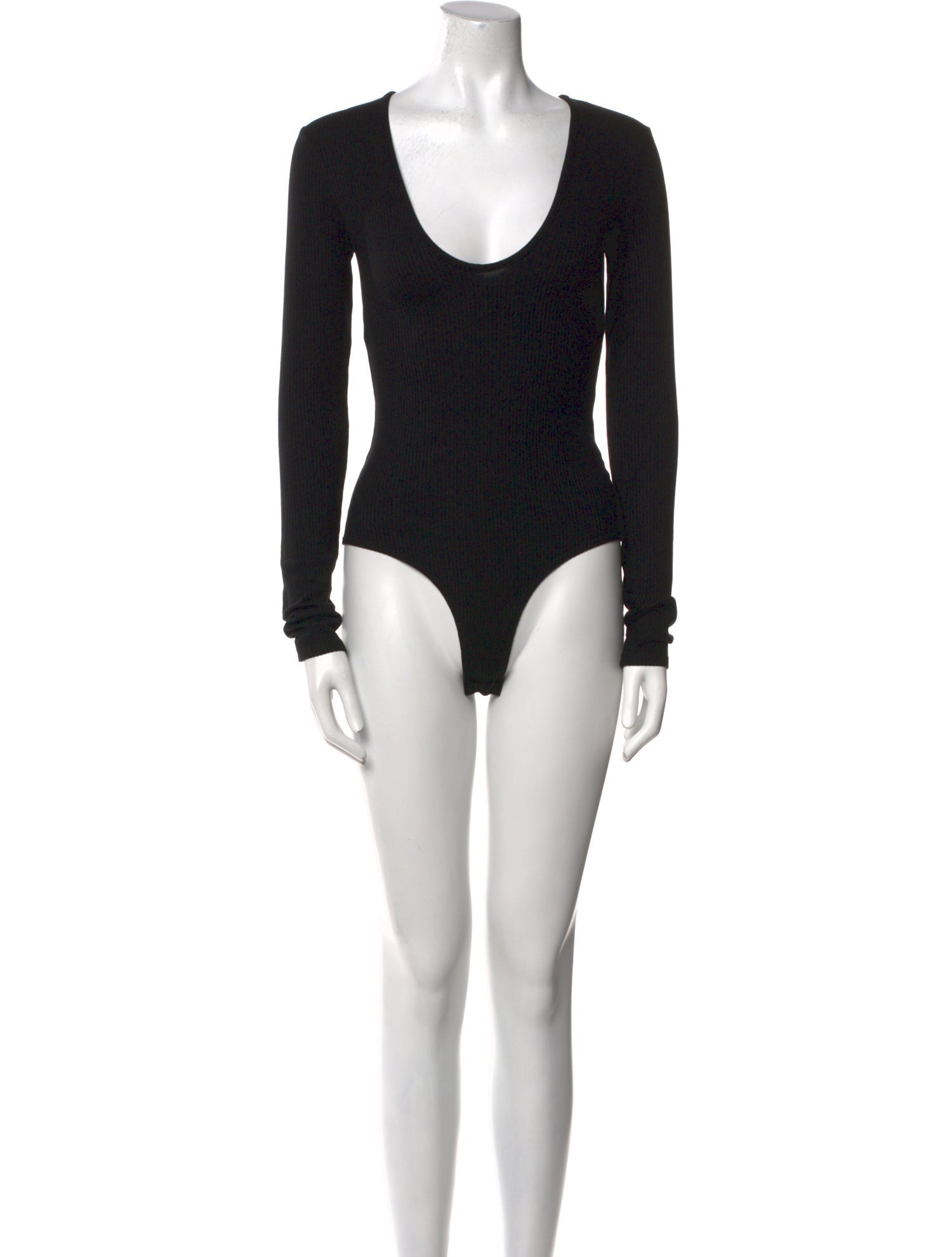 Reformation Scoop Neck Long Sleeve Bodysuit