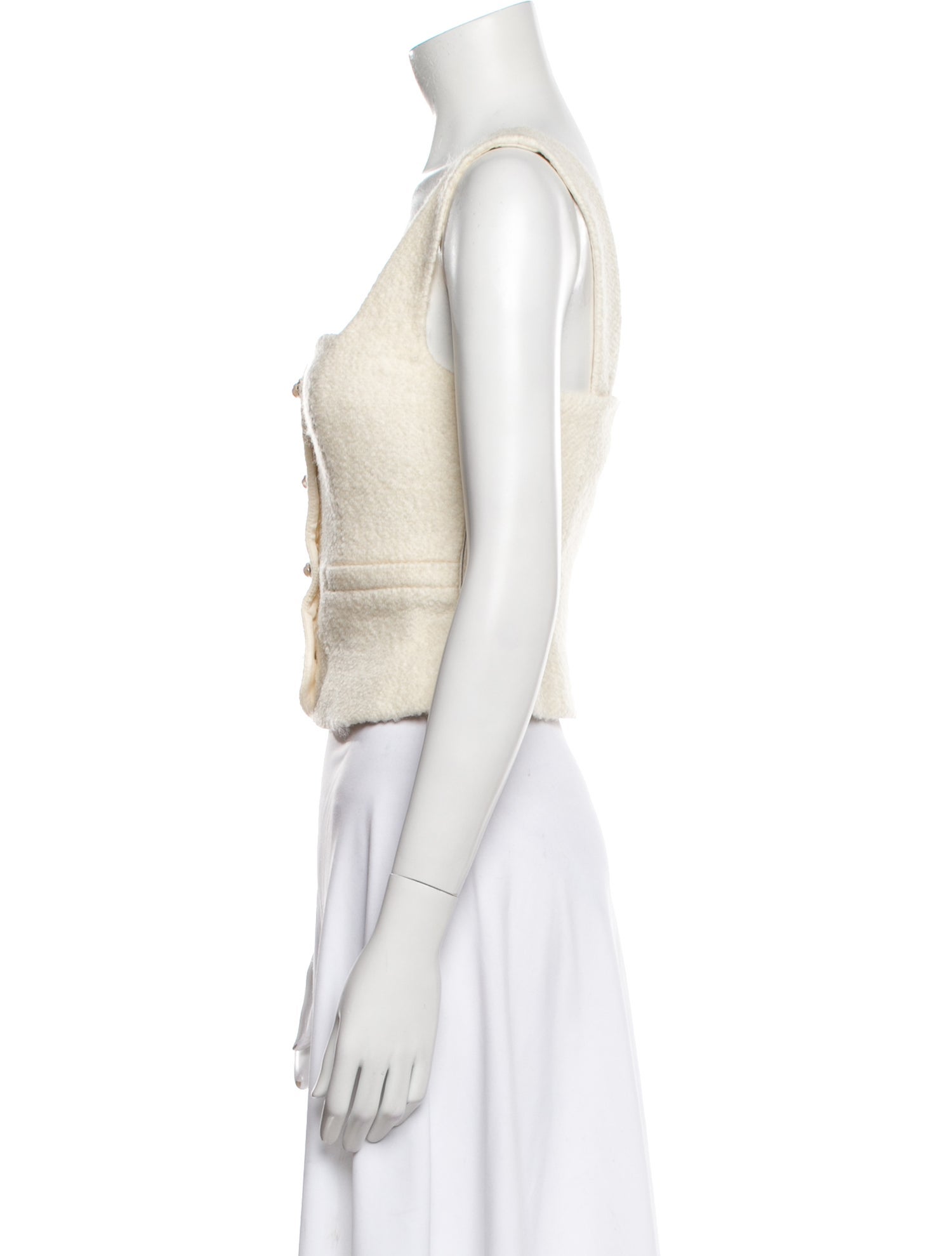 Reformation Square Neckline Sleeveless Crop Top